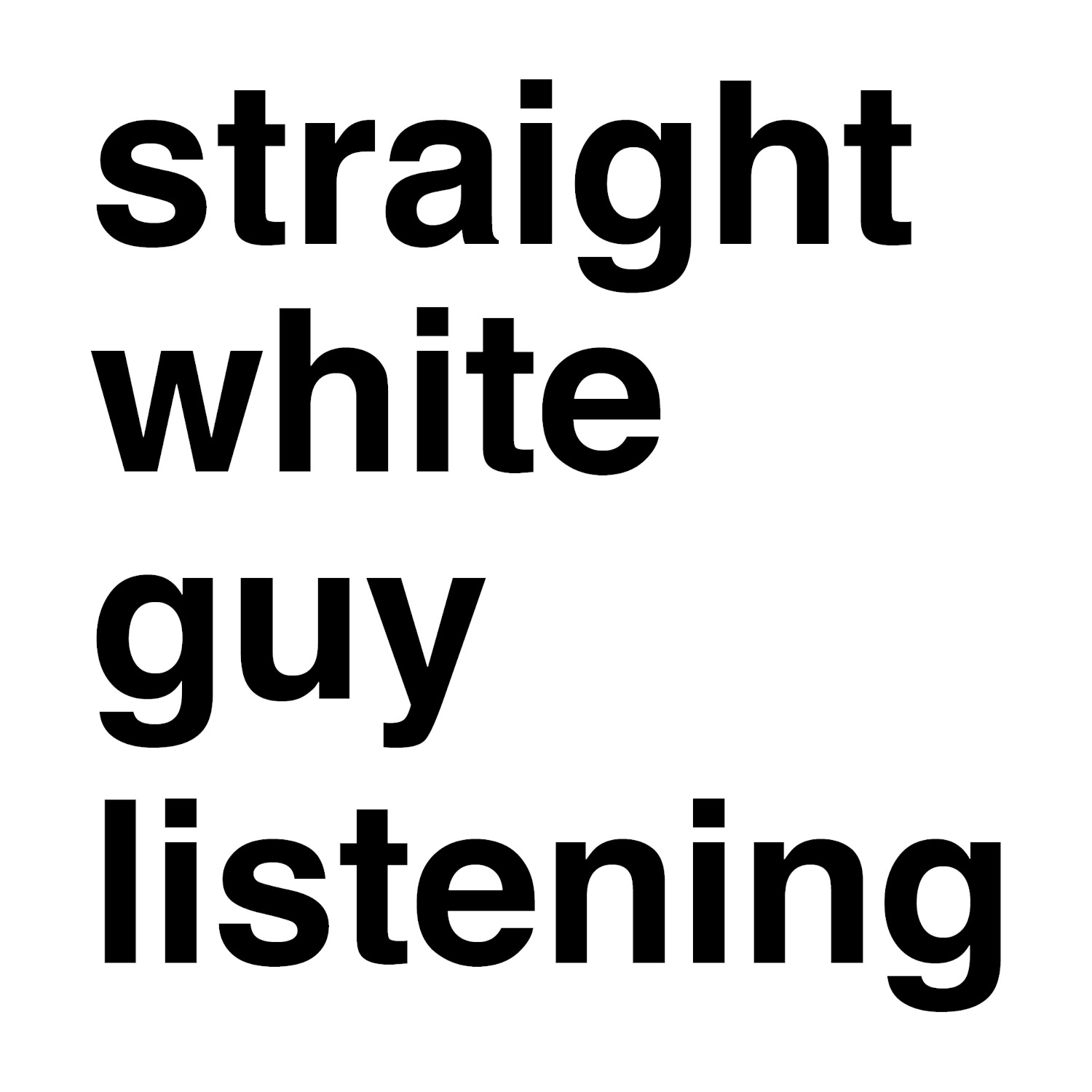 cover art for graham bodie - "white guys listening"