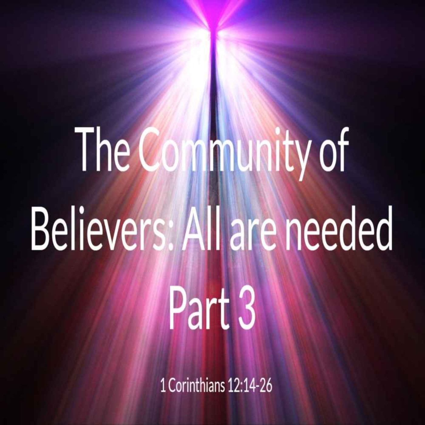 The Community of Believers - All are Needed