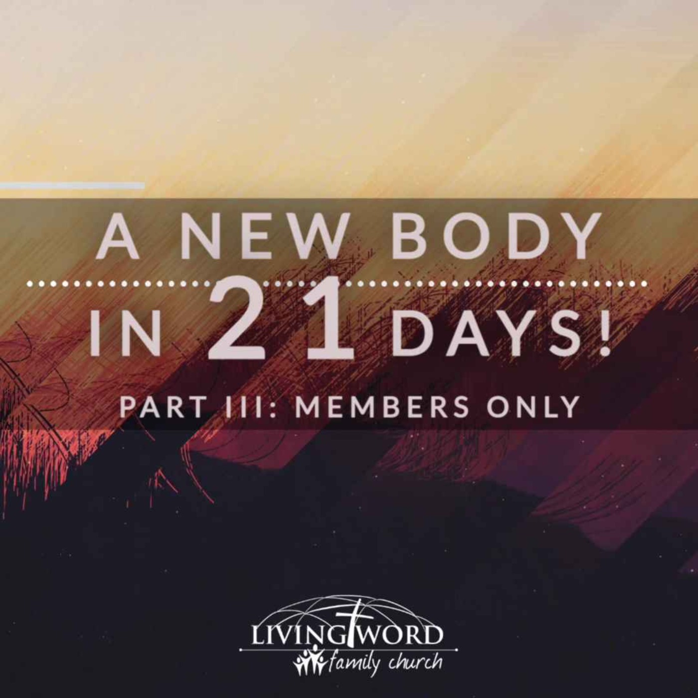 Sun Jan 23rd 2022 A New Body in 21 Days p3 Members Only episode artwork