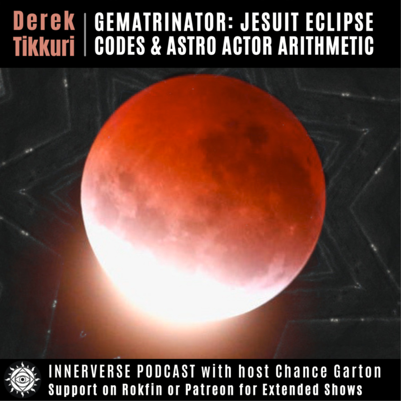 Derek Tikkuri / Gematrinator | Jesuit Eclipse Codes & Astro Actor Arithmetic 