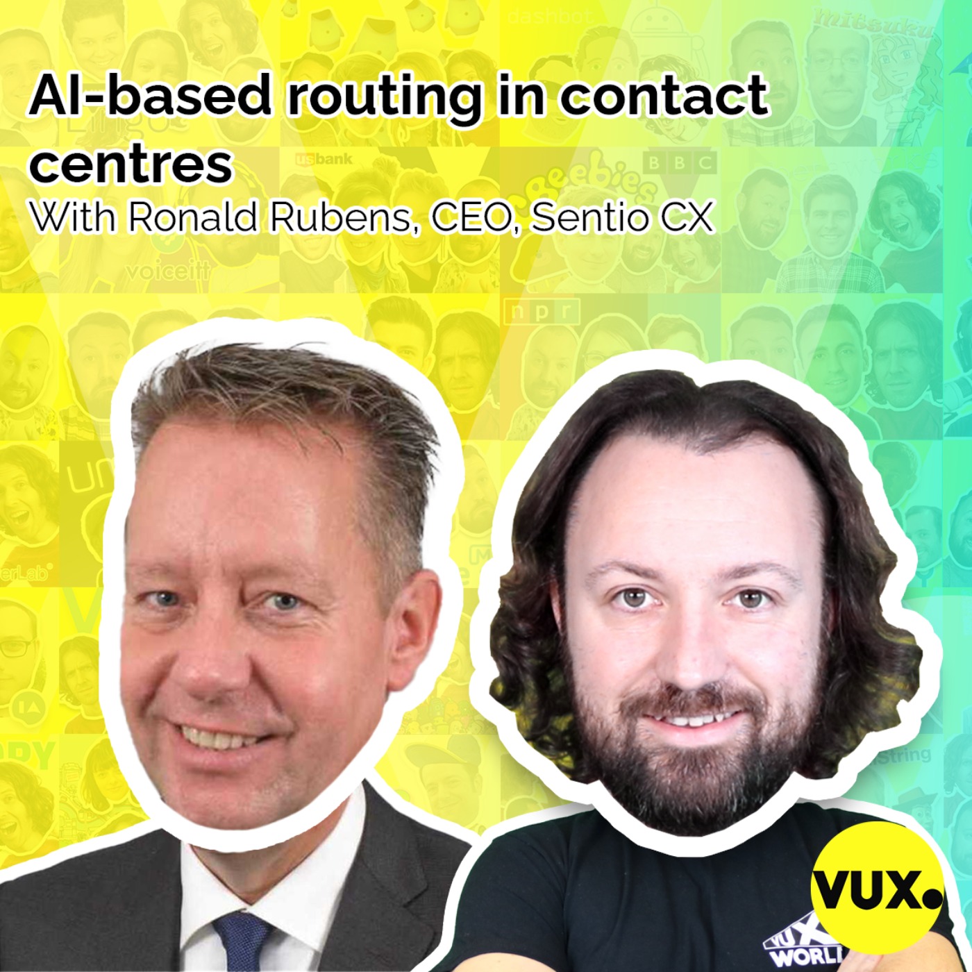 cover art for AI-based routing in contact centres with Ronald Rubens, Sentio CX