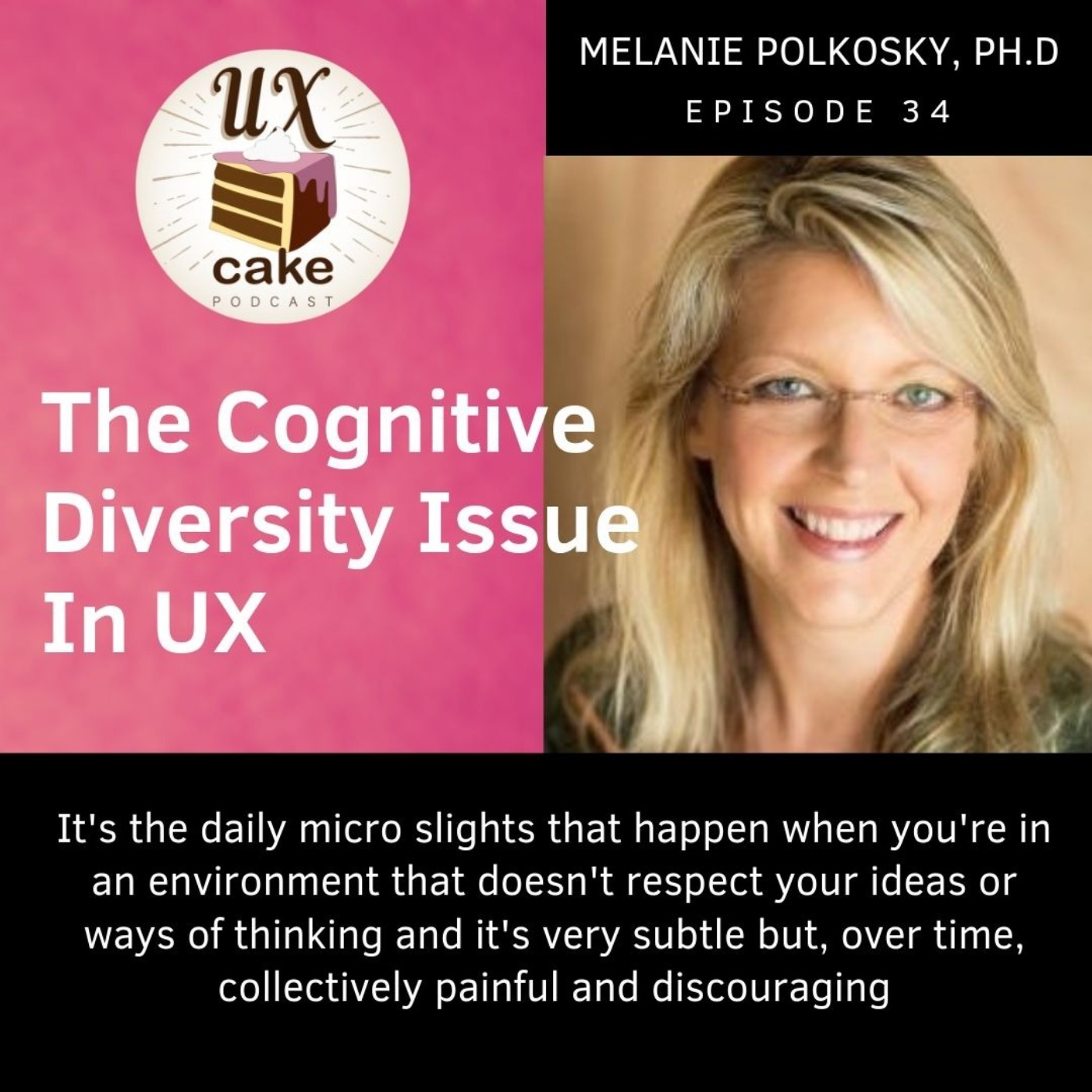 The Cognitive Diversity Issue in UX - podcast episode cover