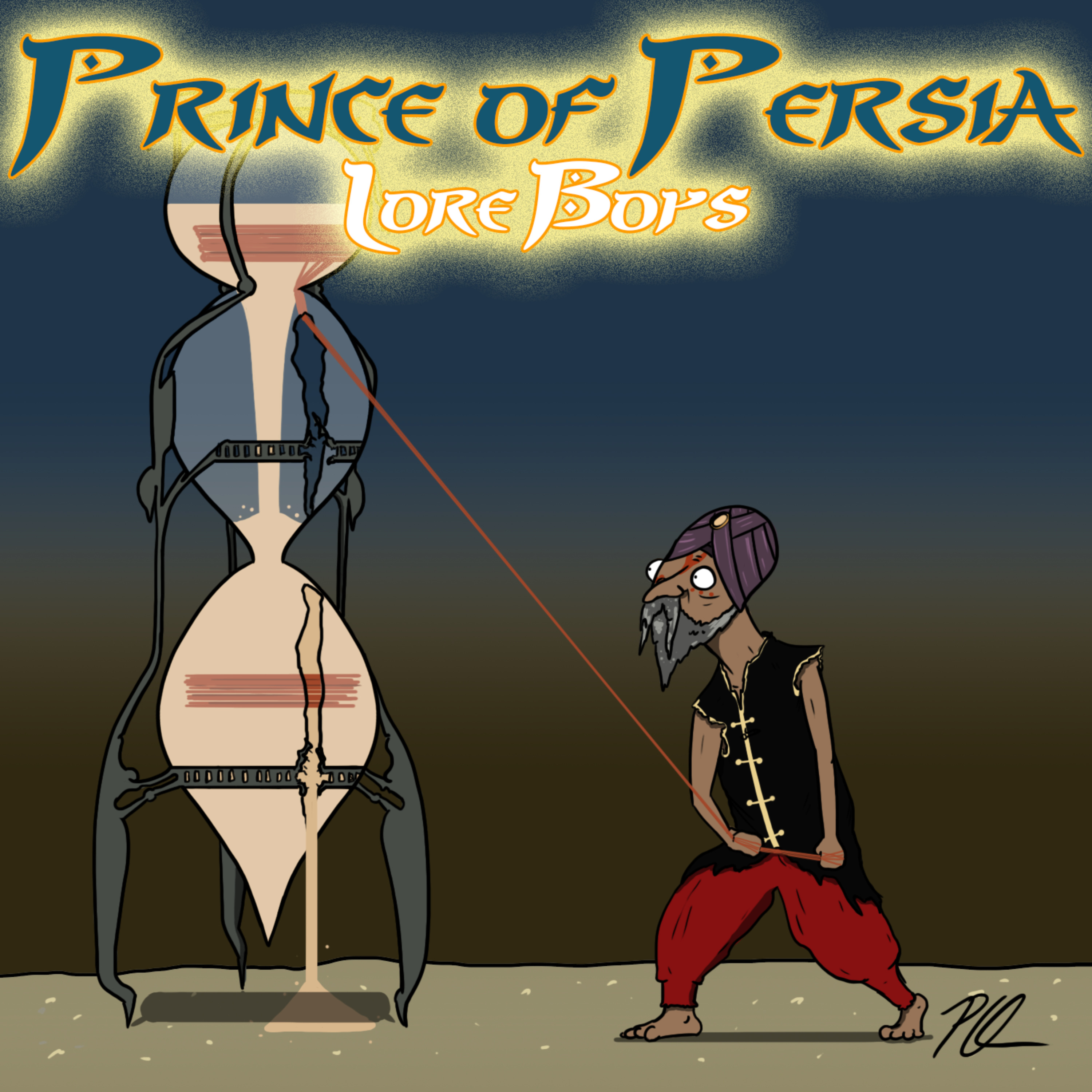 cover art for Prince of Persia Lore