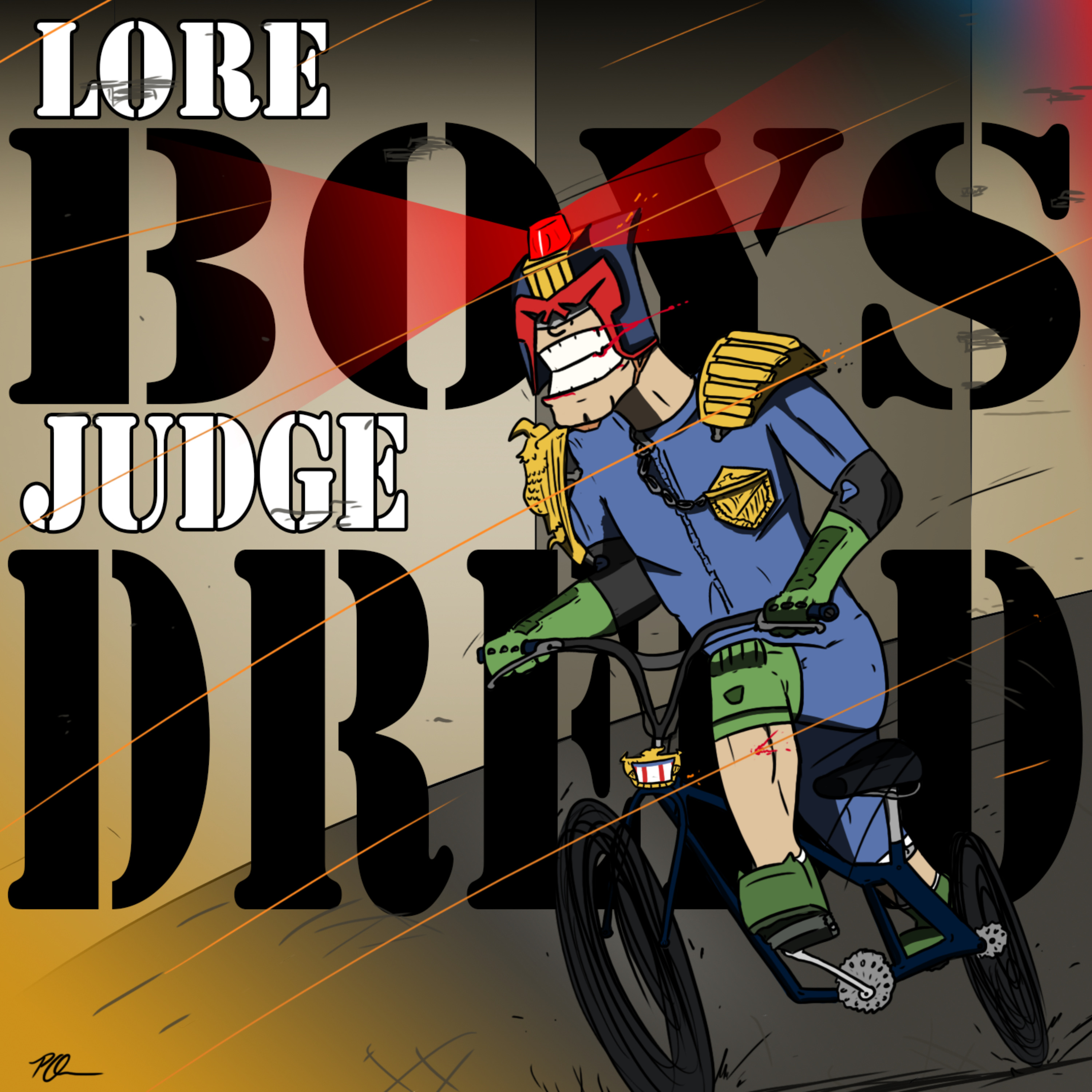 cover art for Judge Dredd Lore