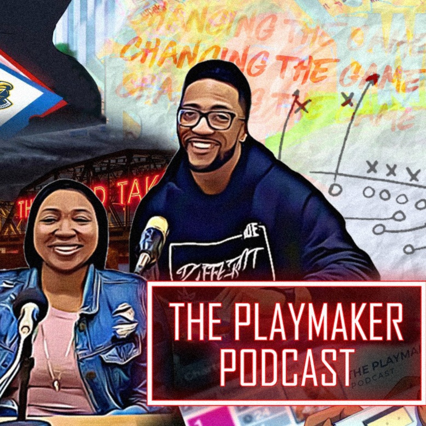 cover art for Trenton is my Home (feat Sherika Salmon) | Ep 76 | The Playmaker Podcast |