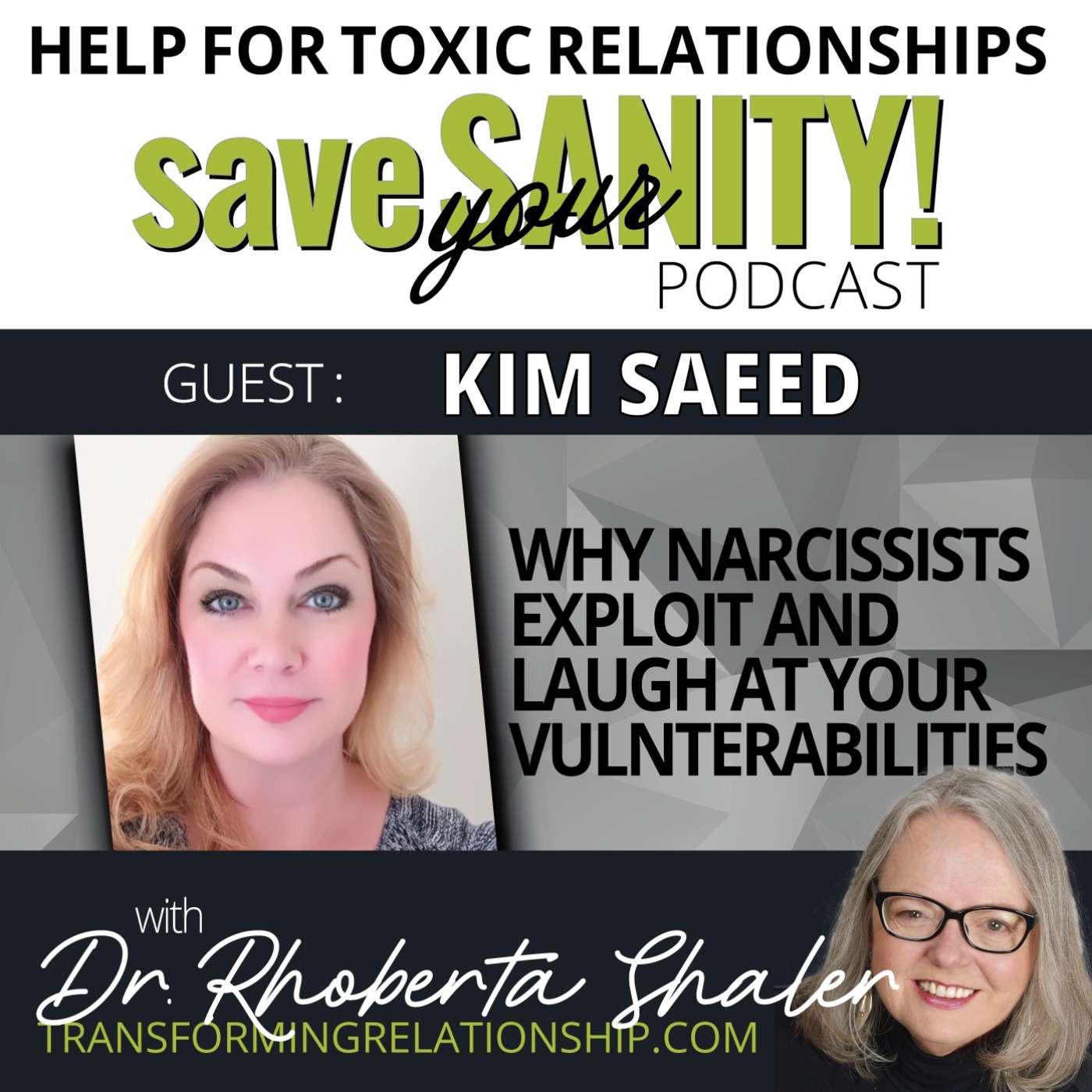 Save Your Sanity - Help for Toxic Relationships