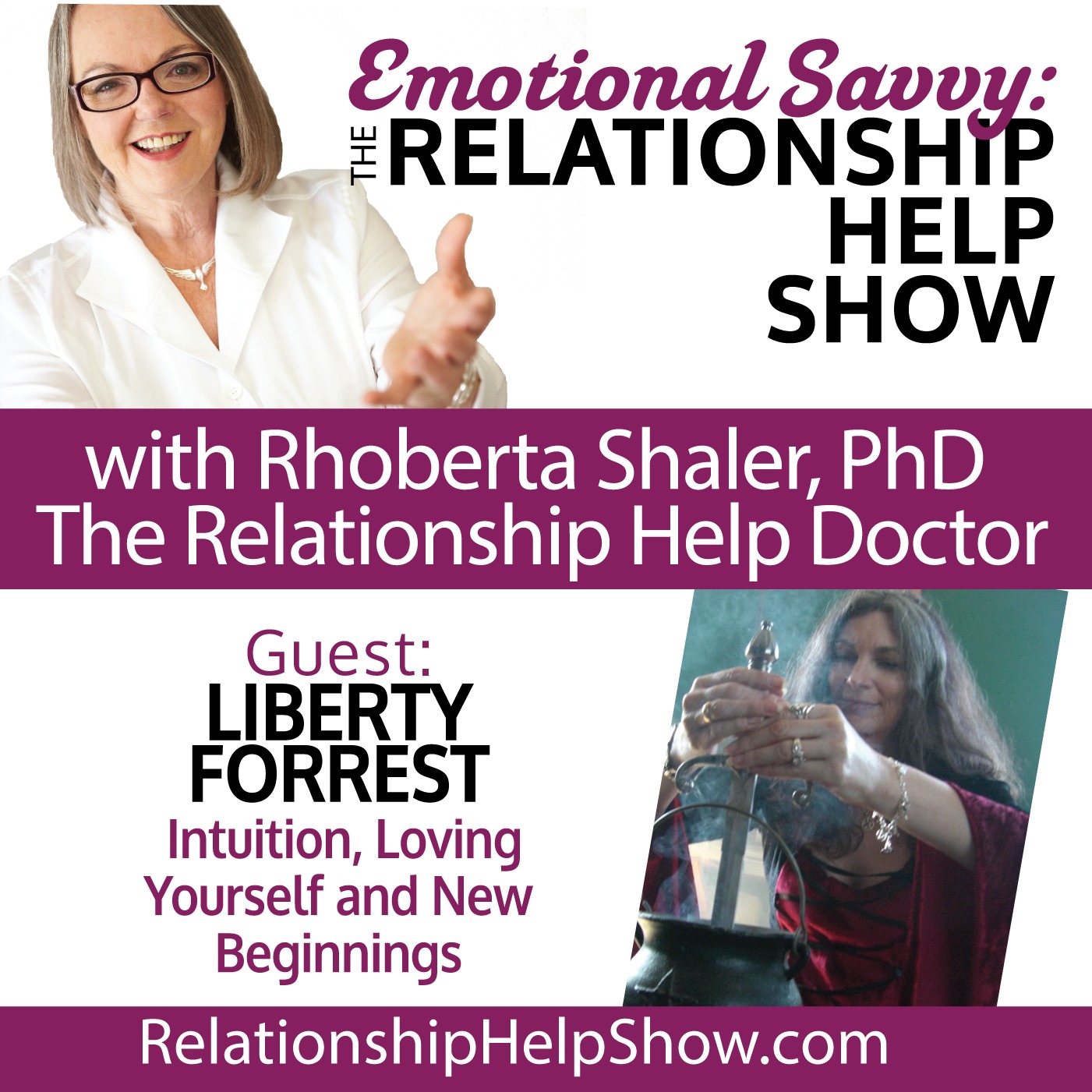 Intuition, Loving Yourself and New Beginnings. Guest: Liberty Forrest