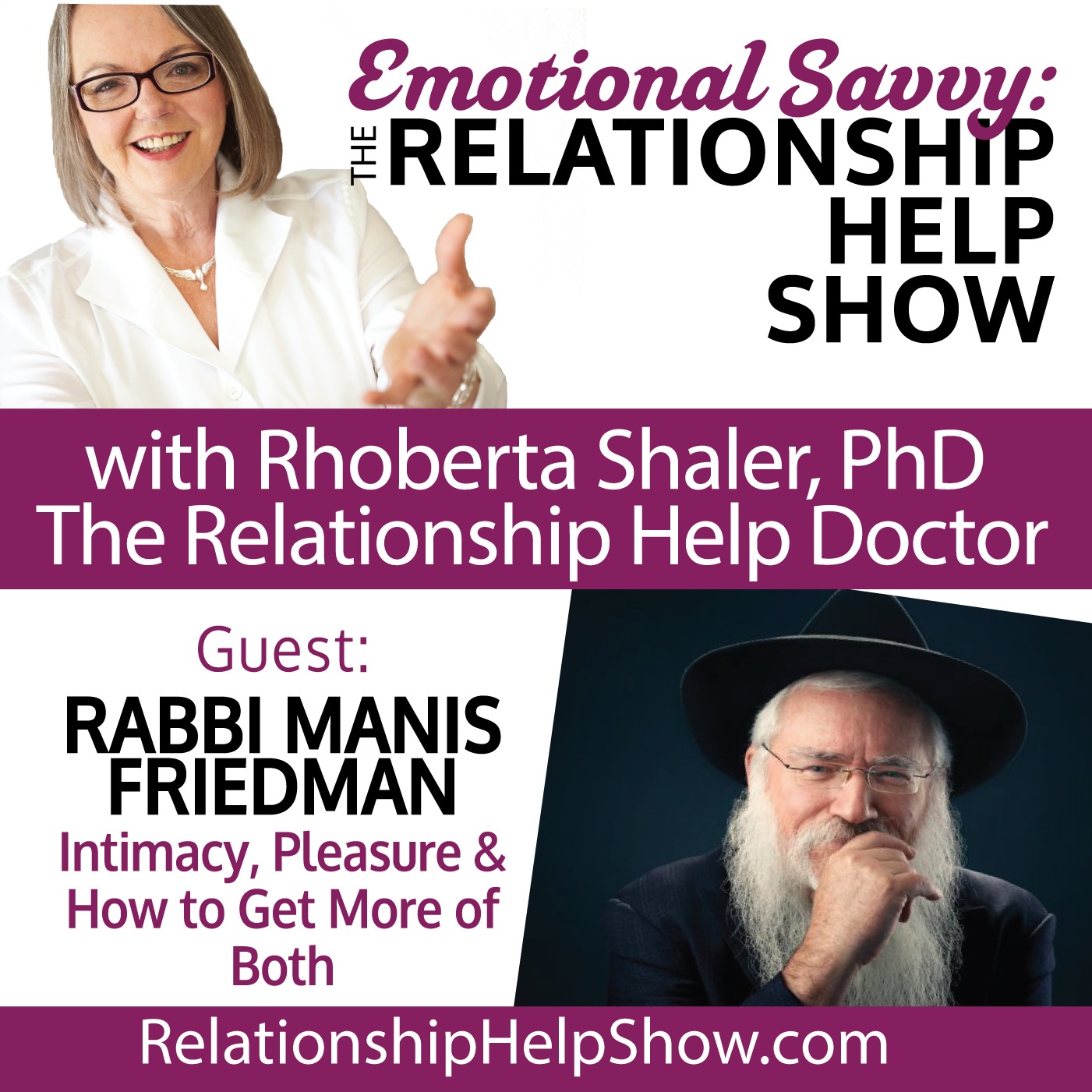 Intimacy, Pleasure, and How to Get More of Both  GUEST: Rabbi Manis Friedman
