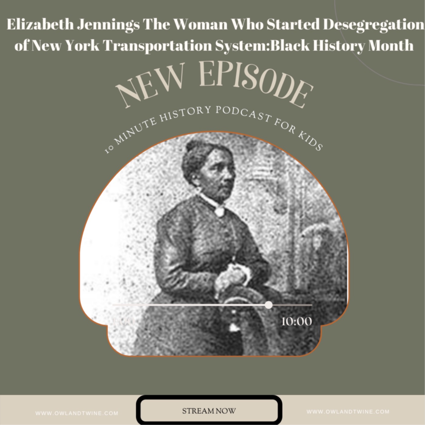 Elizabeth Jennings The Woman Who Started Desegregation of New York Transportation System:Black History Month