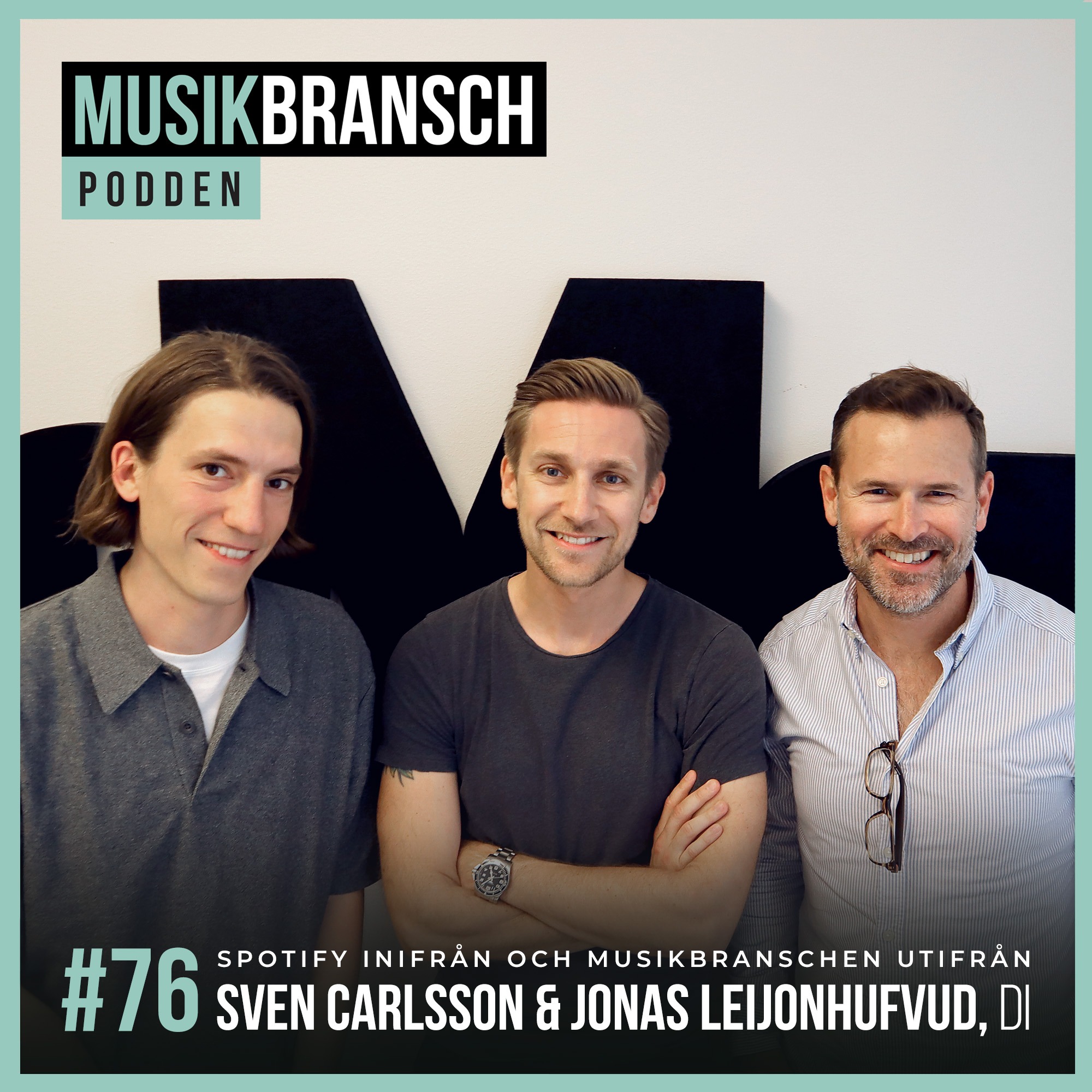 76. Spotify inifrån och musikbranschen utifrån - Sven Carlsson & Jonas Leijonhufvud, DI [Original] episode artwork