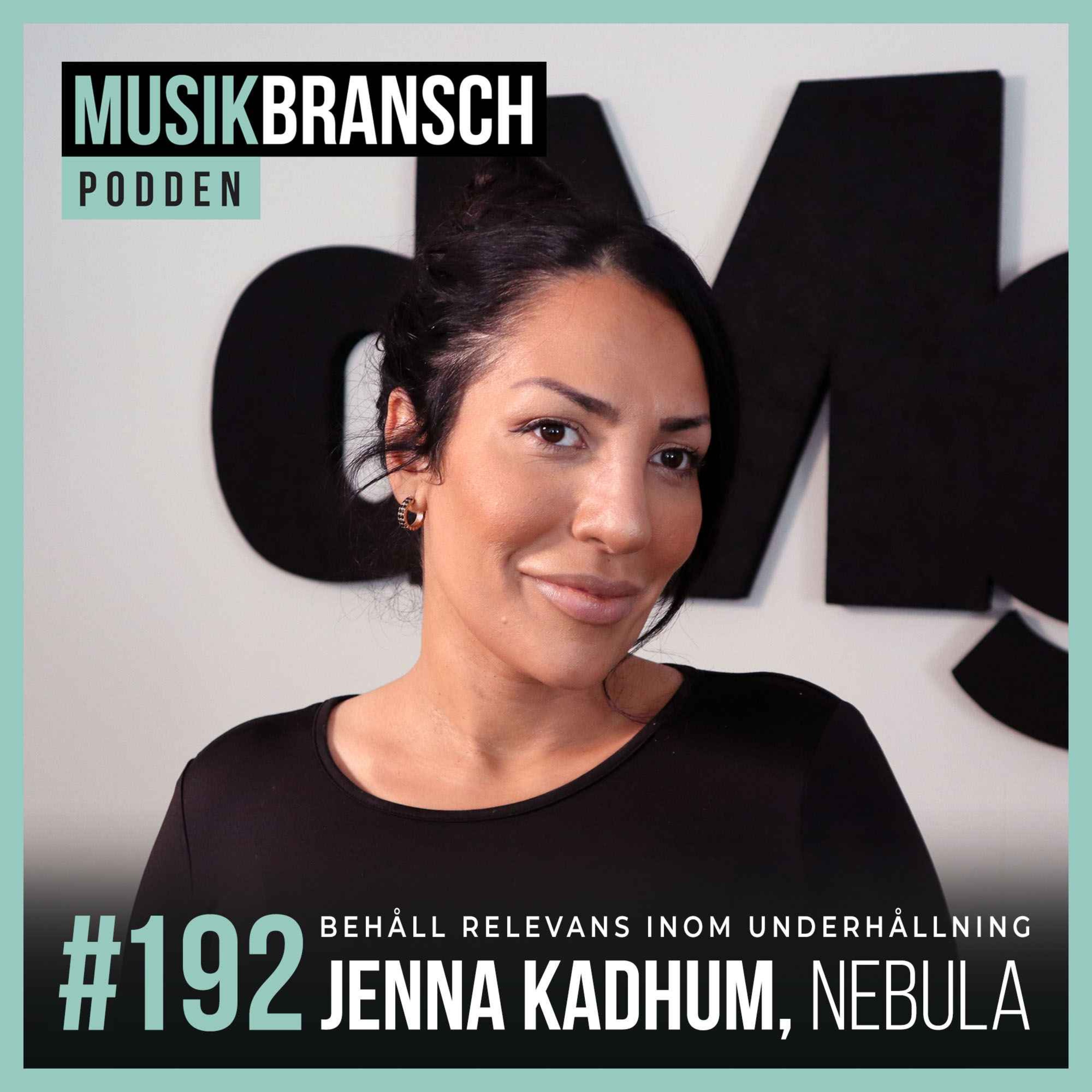 cover art for 192. Behåll relevans inom underhållning - Jenna Kadhum, Nebula & Cash Money Records [Kort]