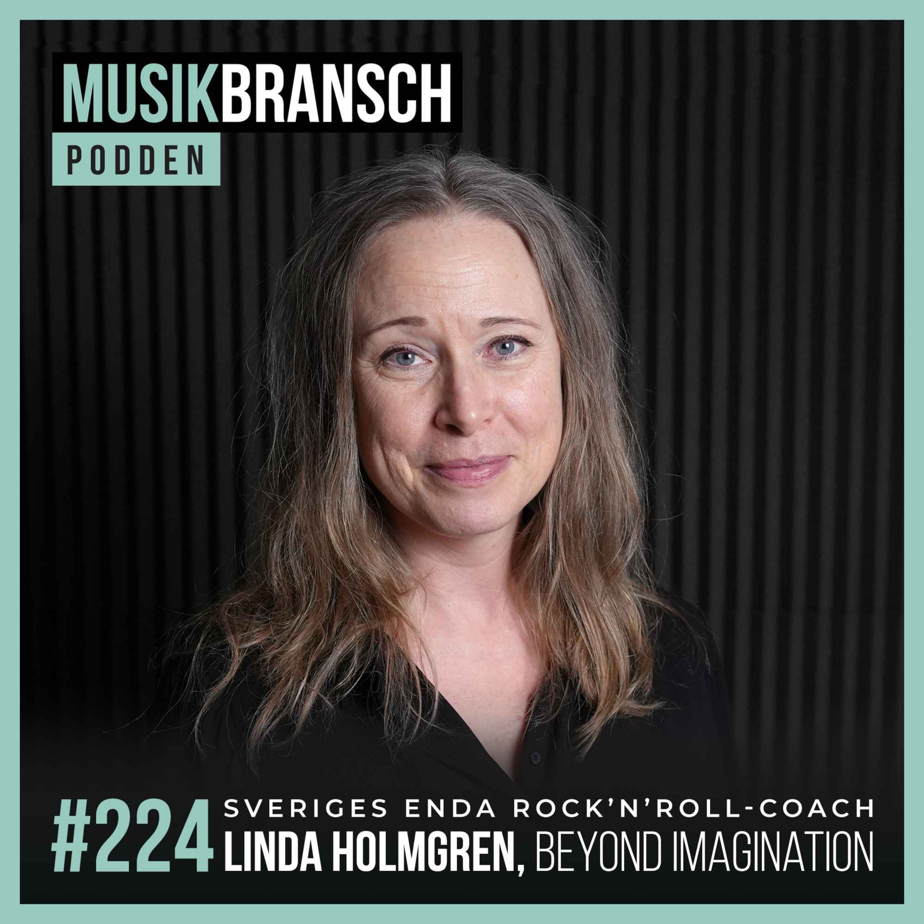 224. Sveriges enda rock’n’roll-coach - Linda Holmgren, Beyond Imagination episode artwork