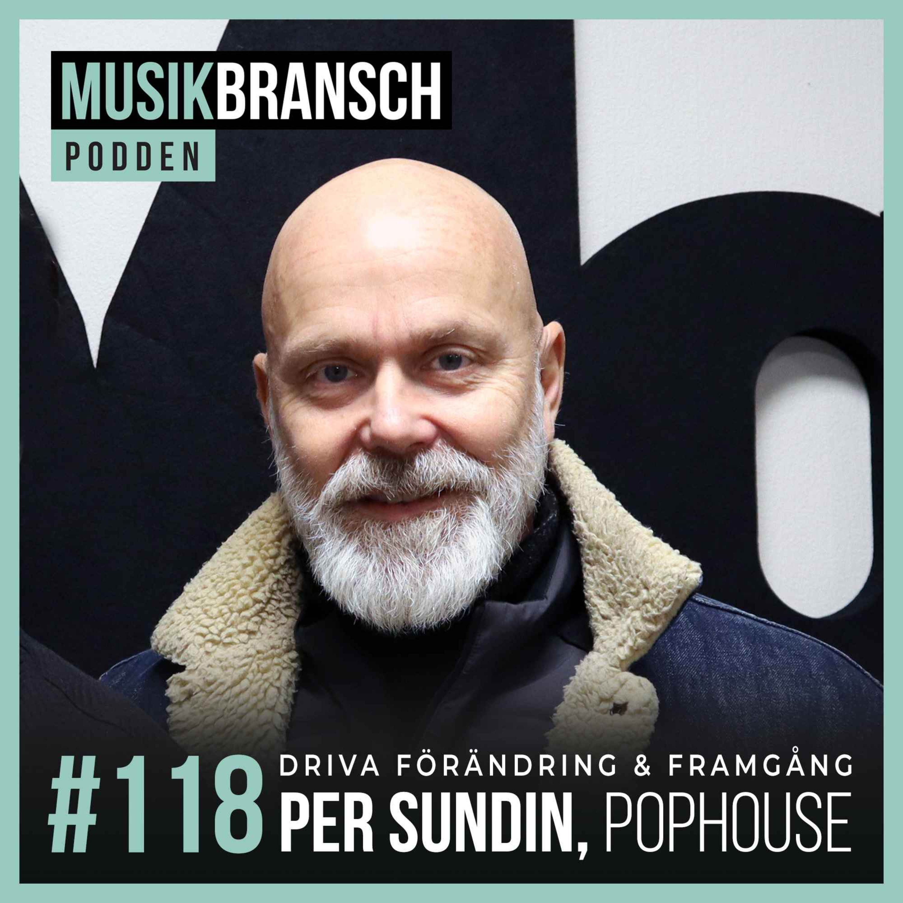 118. Driva förändring och framgång - Per Sundin, Pop House [Original] episode artwork
