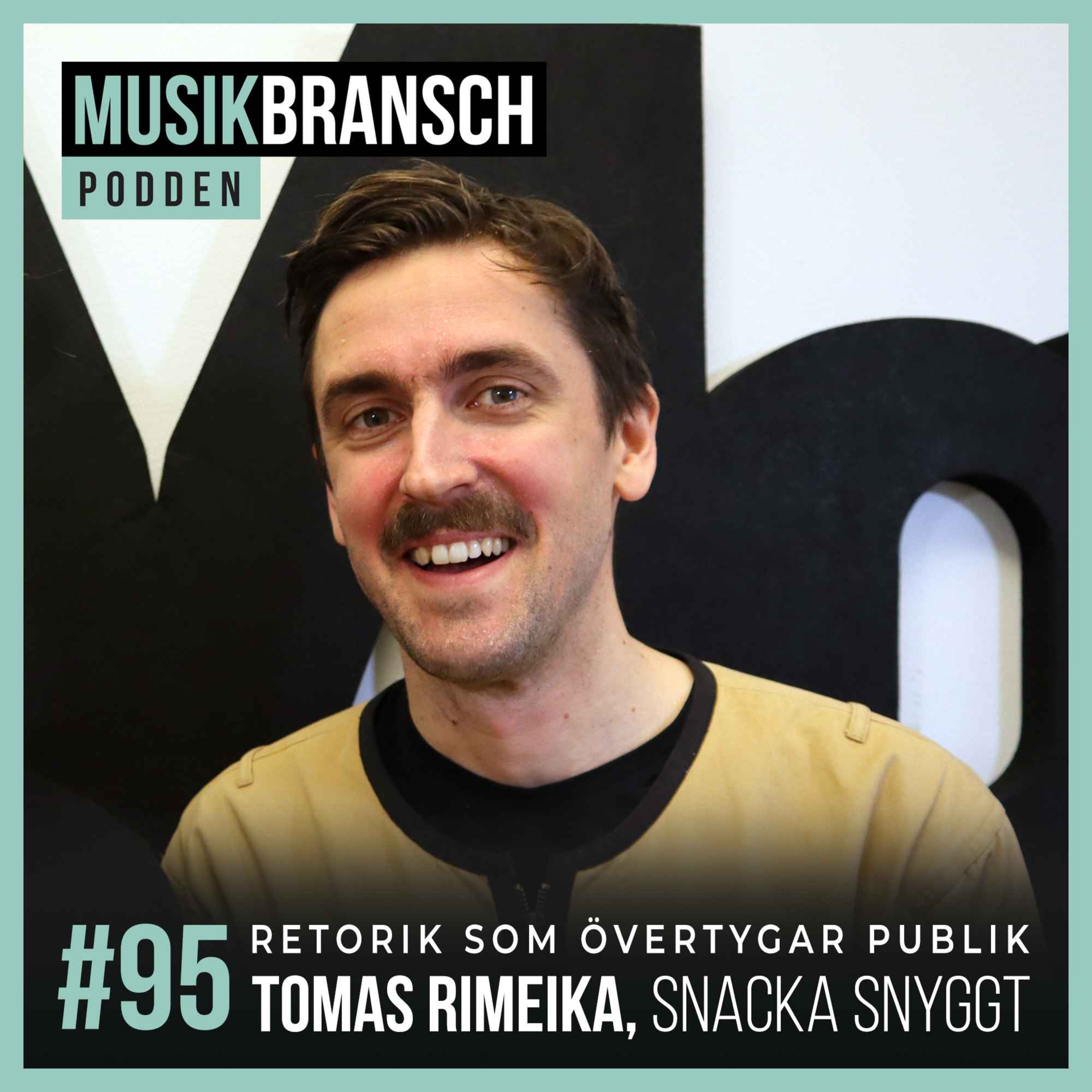 95. Retorik som övertygar publik - Tomas Rimeika, Snacka Snyggt [Original] episode artwork