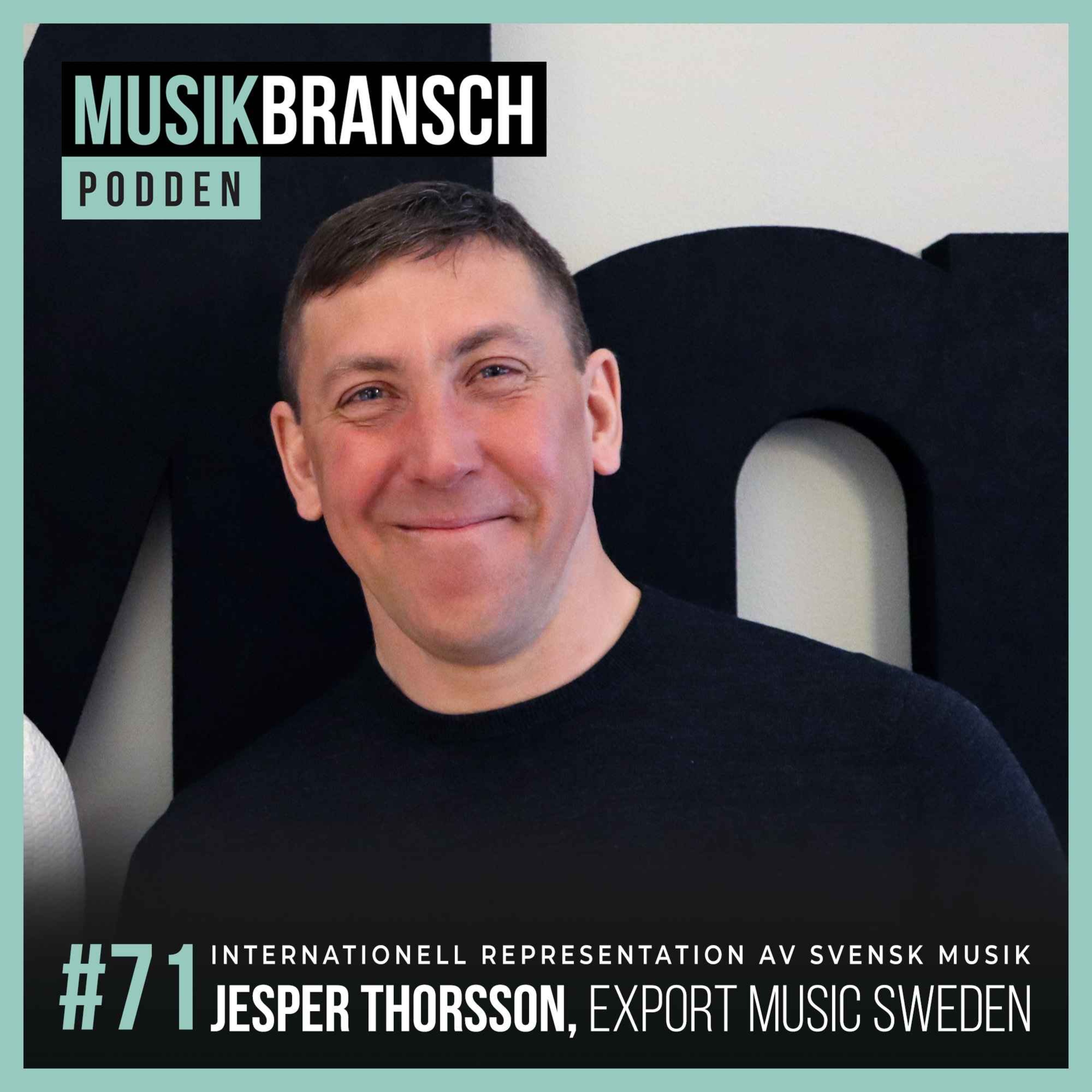 71. Internationell representation av svensk musik - Jesper Thorsson, Export Music Sweden [Kort] episode artwork