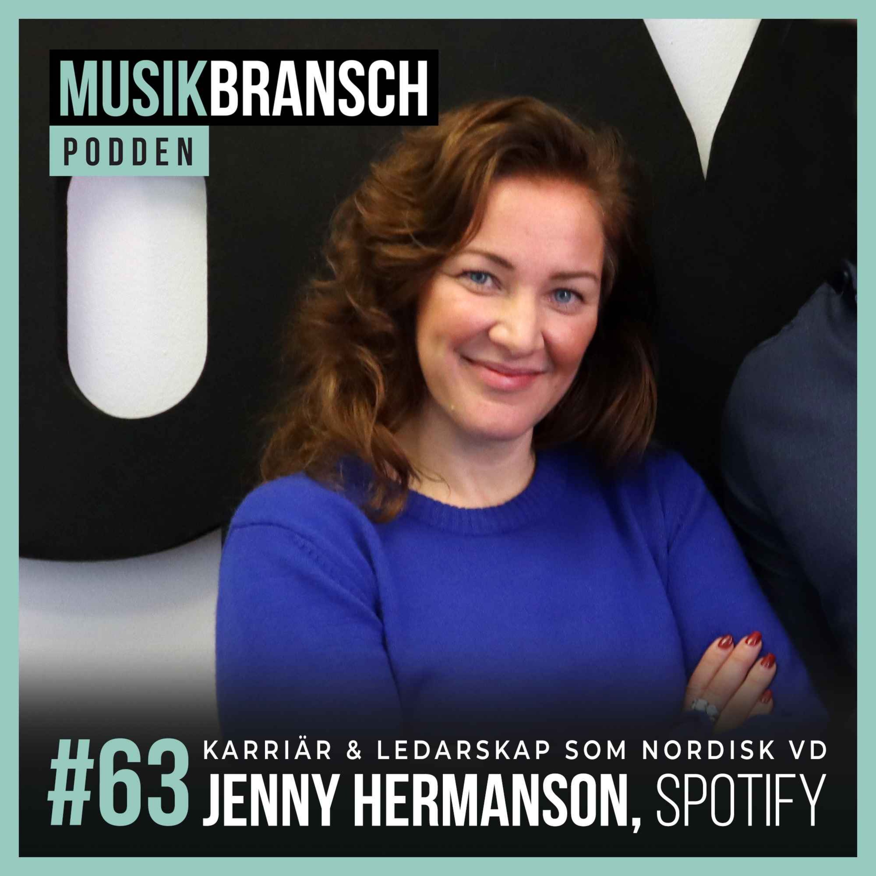 63. Karriär & ledarskap som nordisk VD - Jenny Hermanson, Spotify [Original] episode artwork