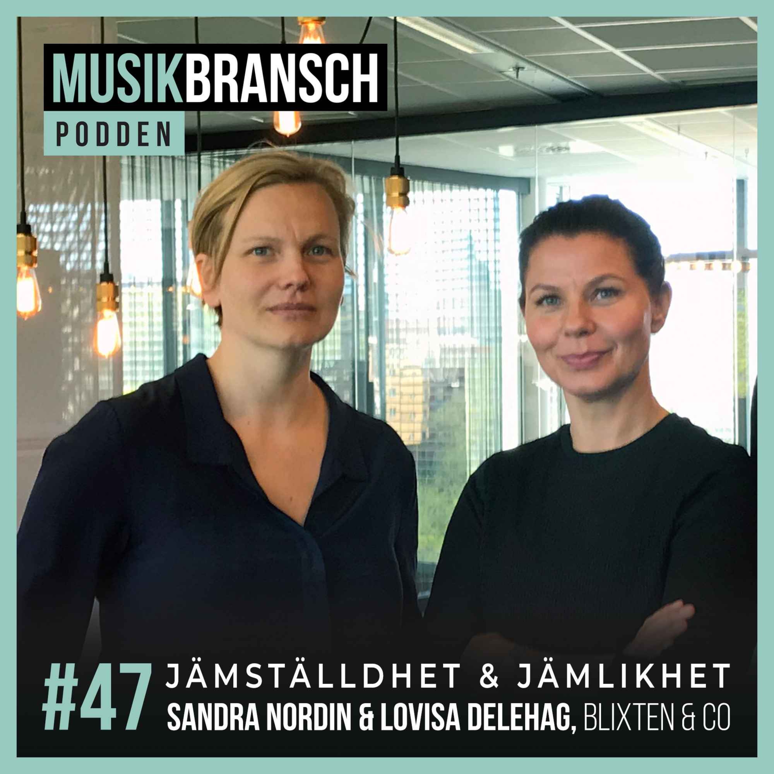 47. Jämställdhet och Jämlikhet - Sandra Nordin & Lovisa Delehag, All Things Live / Blixten & Co episode artwork
