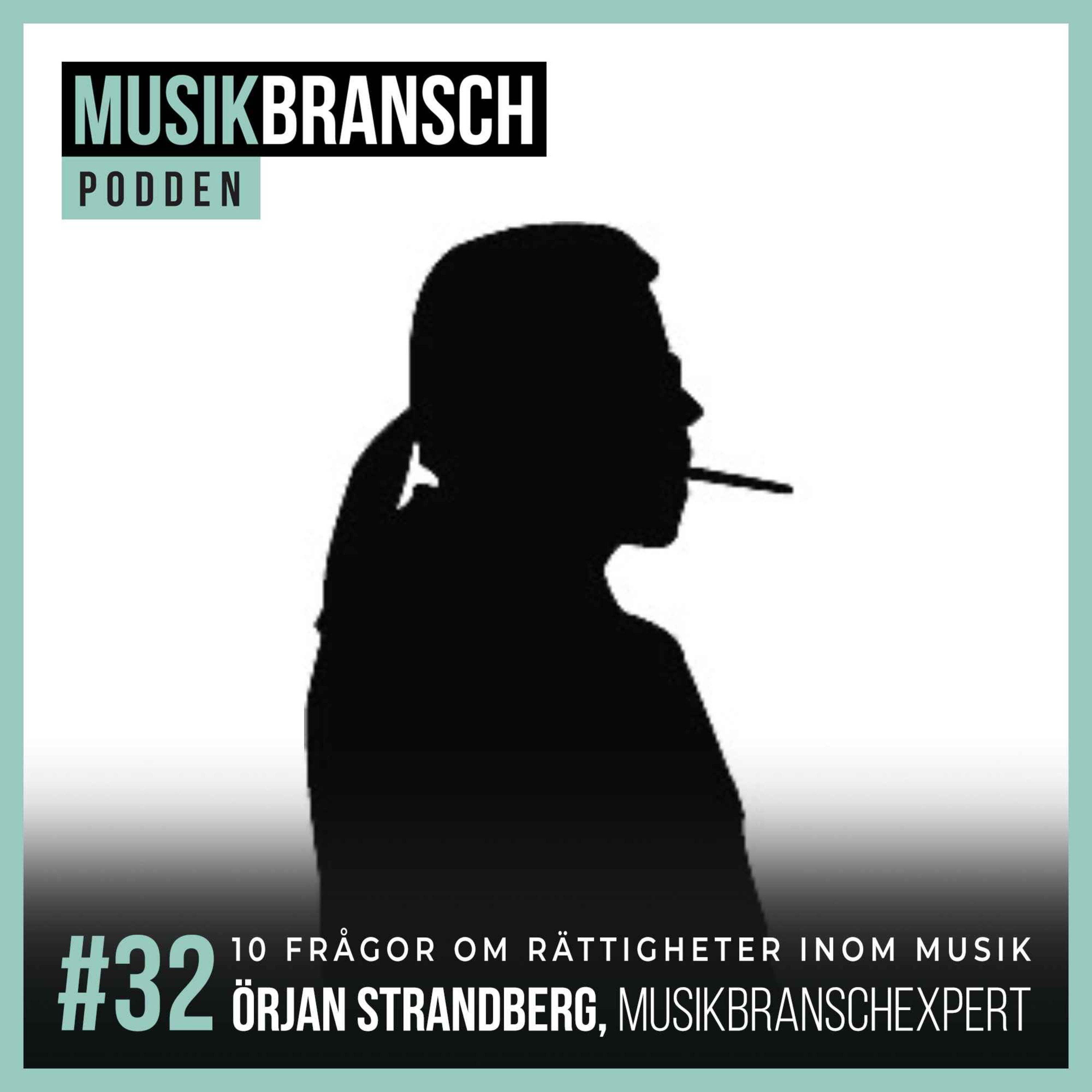 32. 10 frågor om rättigheter inom musik - Örjan Strandberg, musikbranschexpert episode artwork