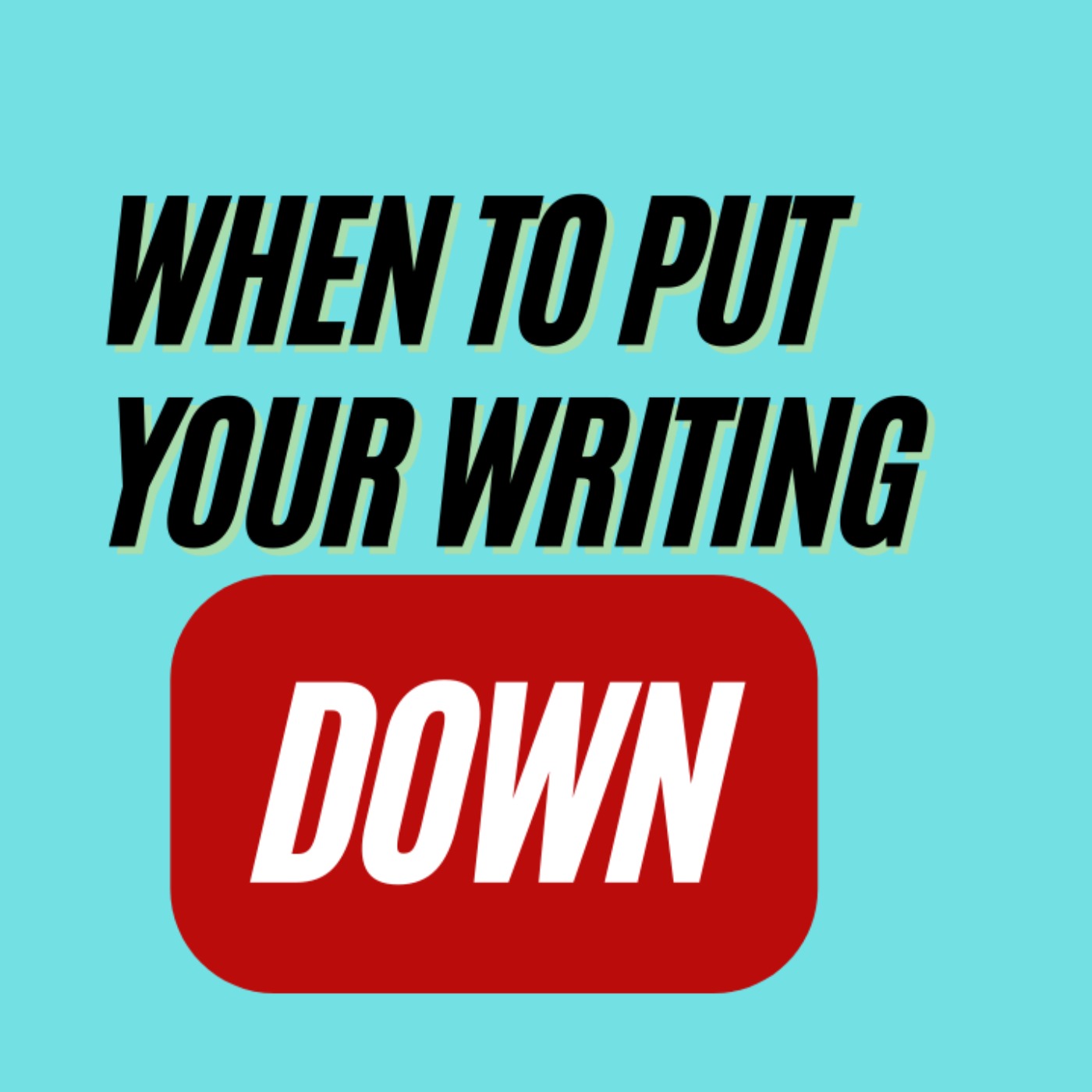 cover art for Ep. 384: When To Put Your Writing Down with Ren DeStefano