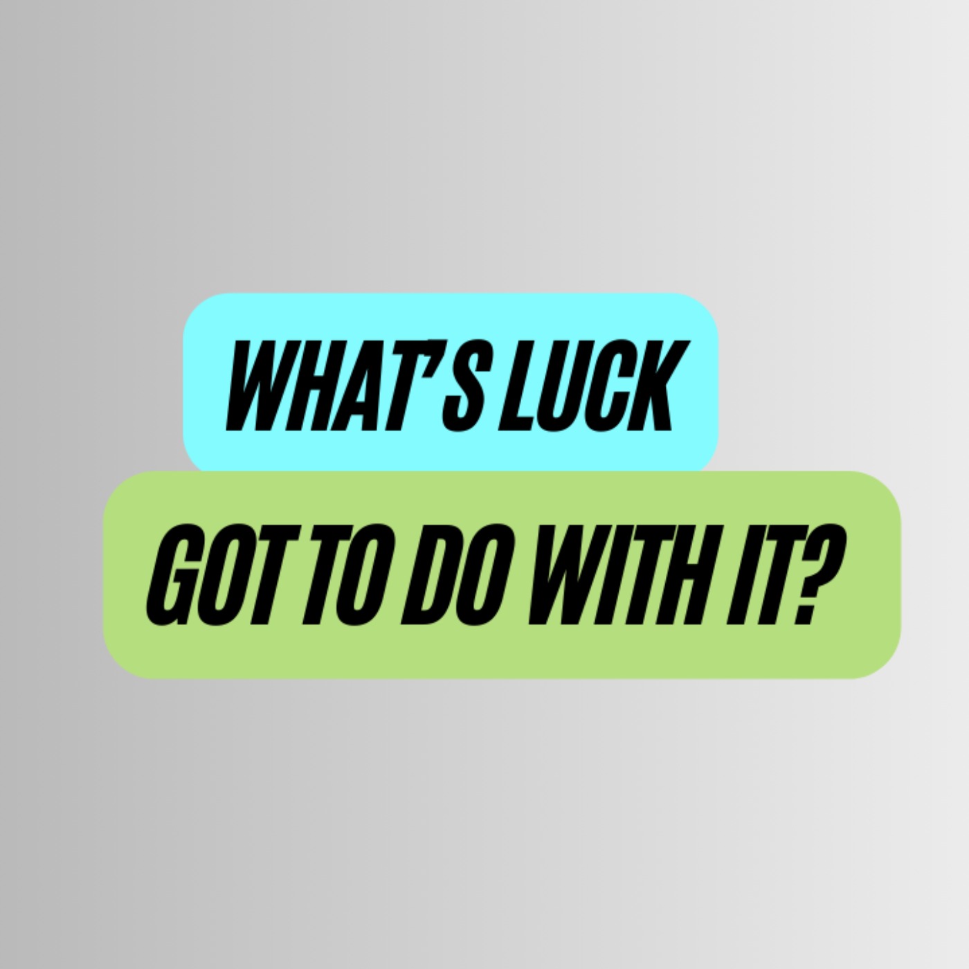 cover art for Ep. 401: What’s Luck Got To Do With It? With Tori Anne Martin