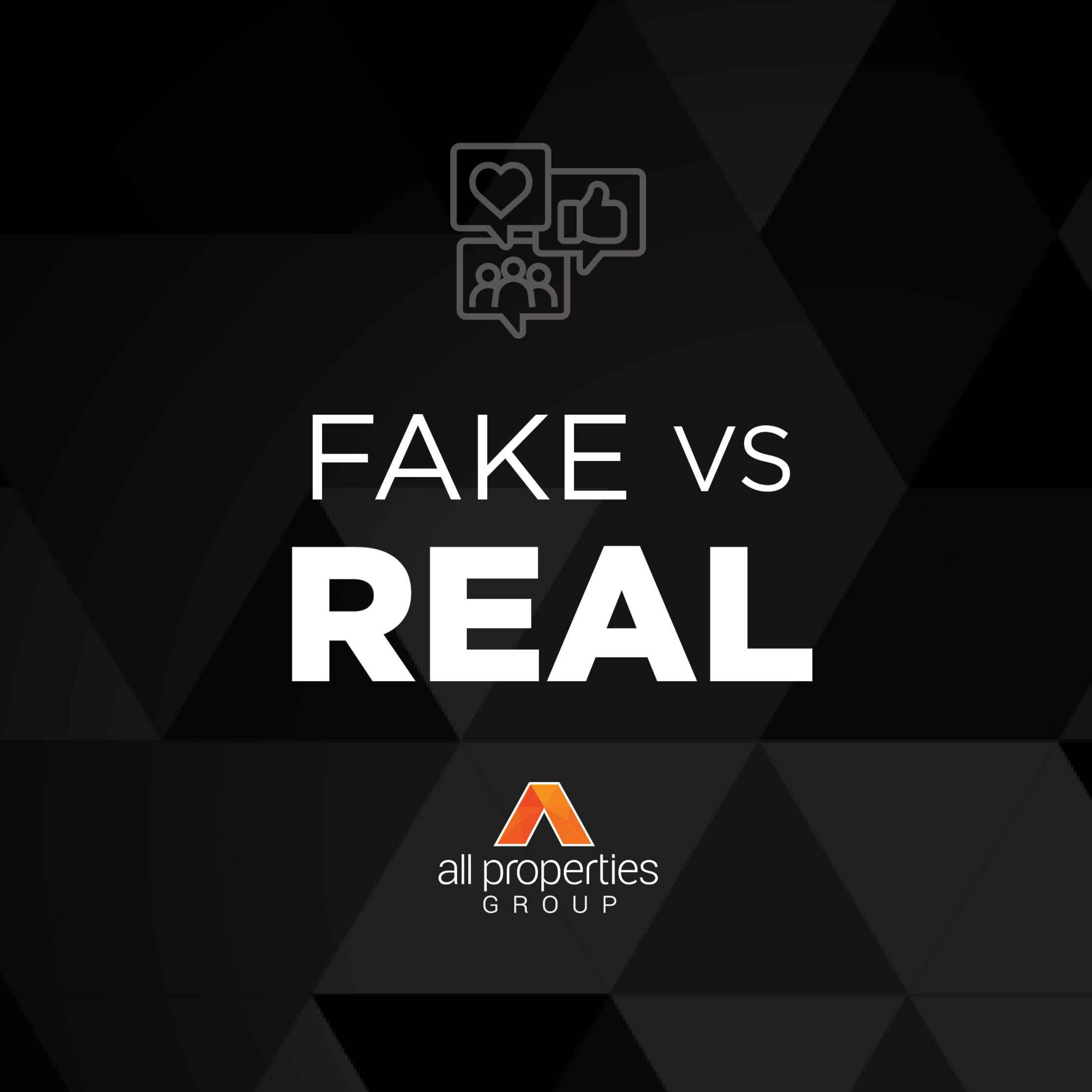 cover art for Fake vs Real