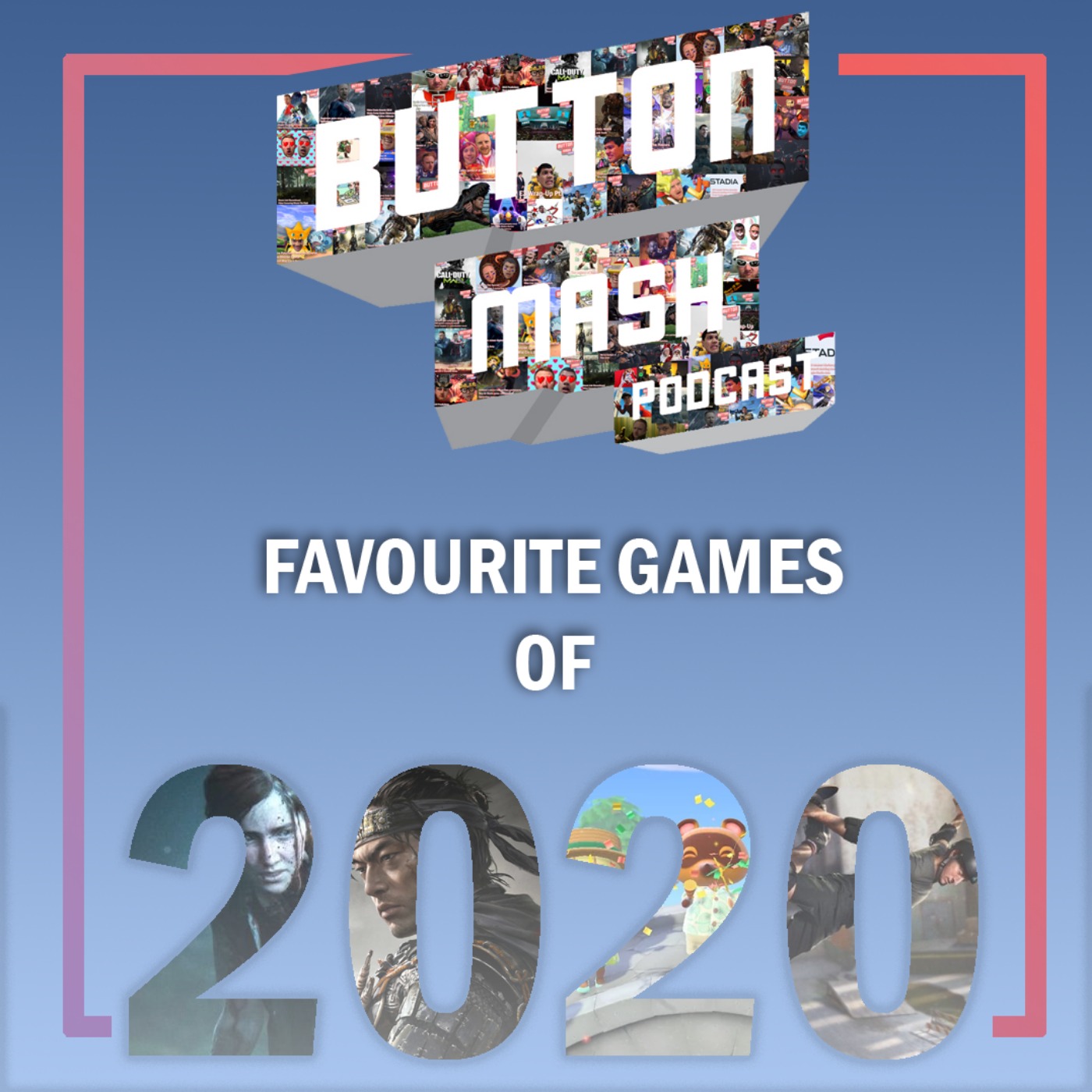 cover art for Round 129 - Favourite games of 2020