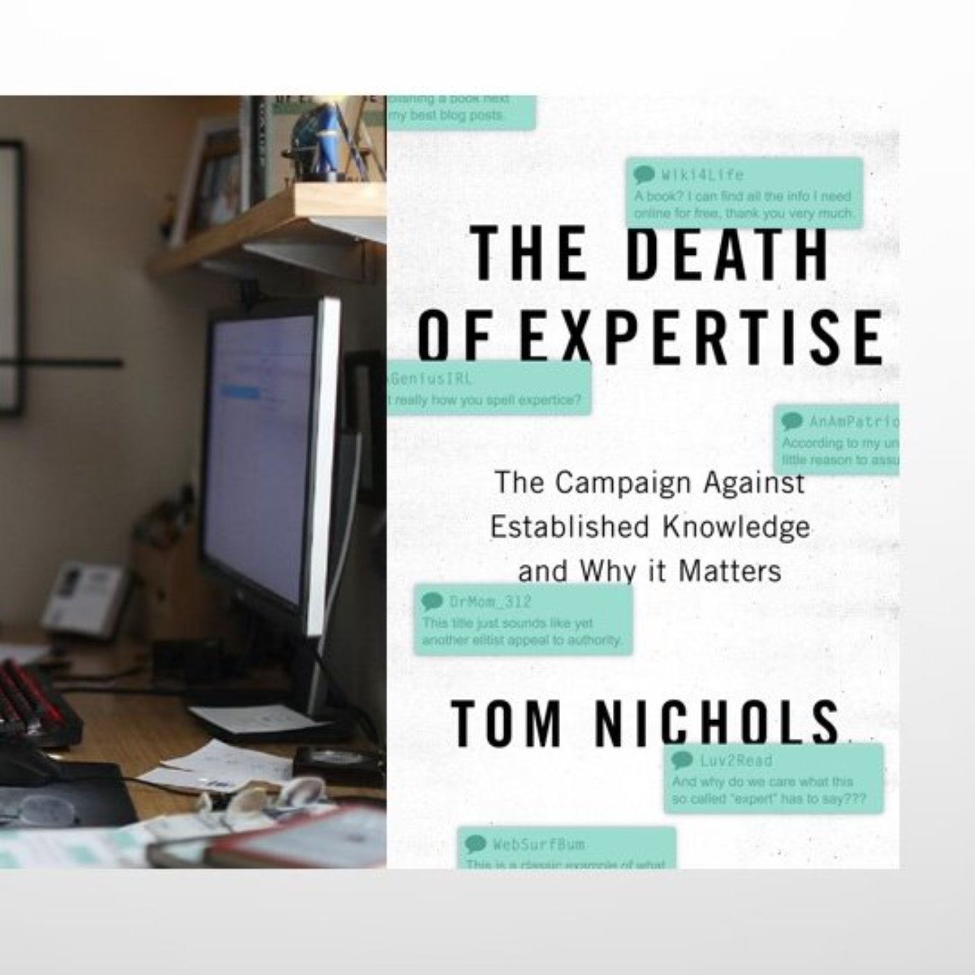 cover art for Tom Nichols - Death of Expertise 