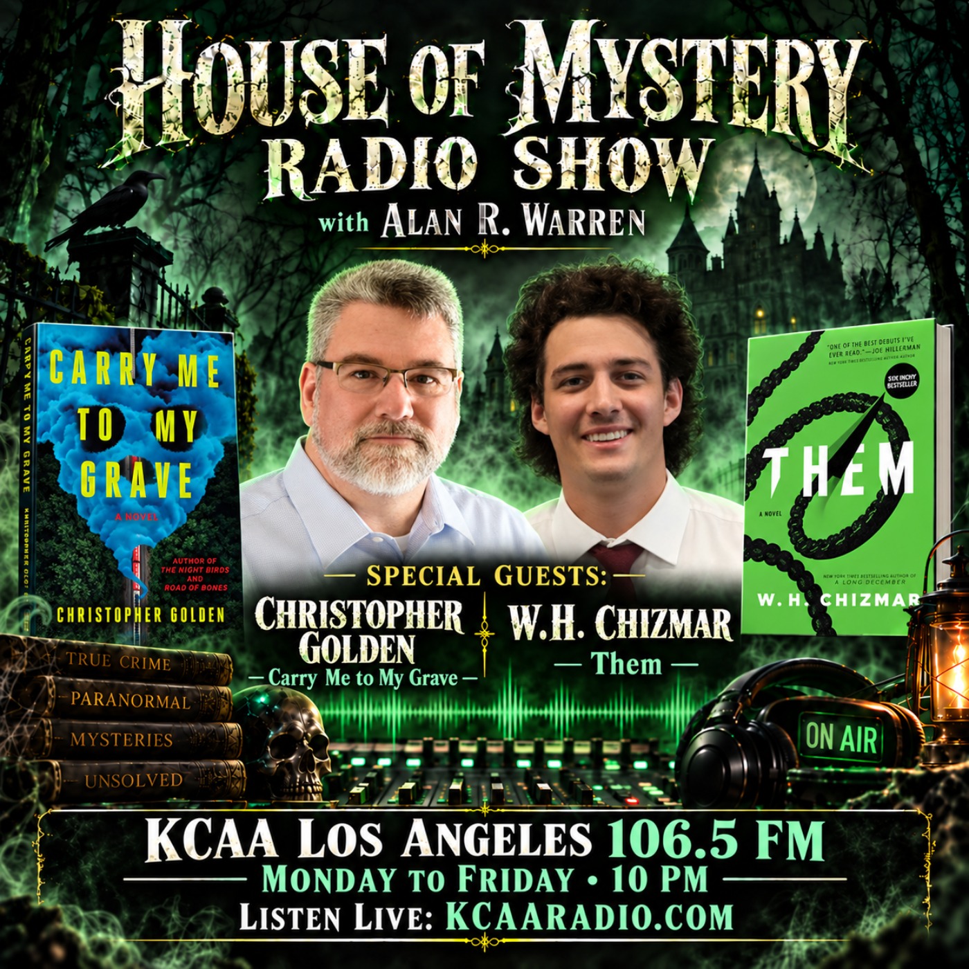 Christopher Golden (Carry me to my Grave) & W.H. Chizmar (Them) episode artwork