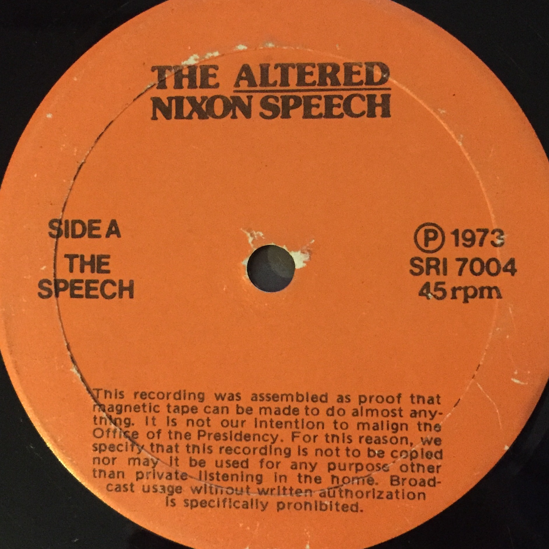 From the Archives 17: The Altered Nixon Speech