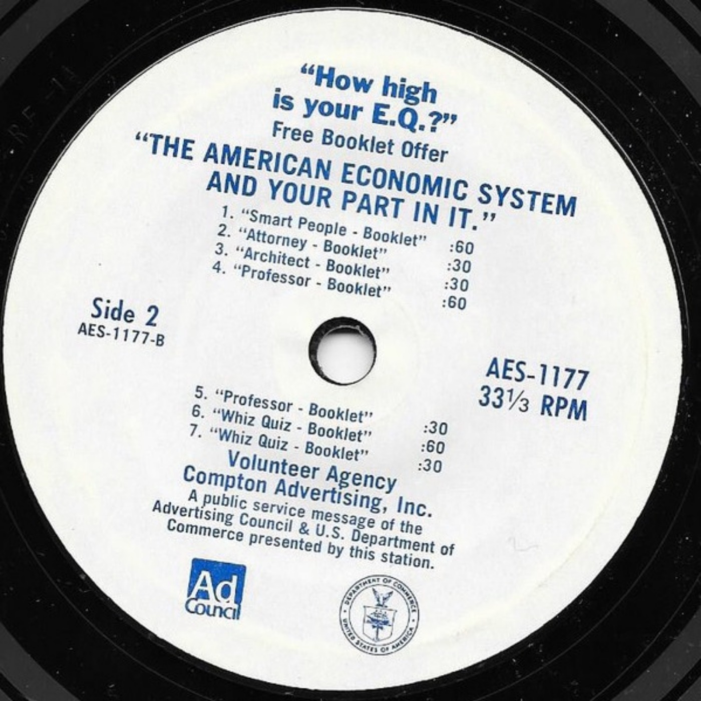 From the Archives 71: Ad Council, How High is your E.Q.? (1977) episode artwork