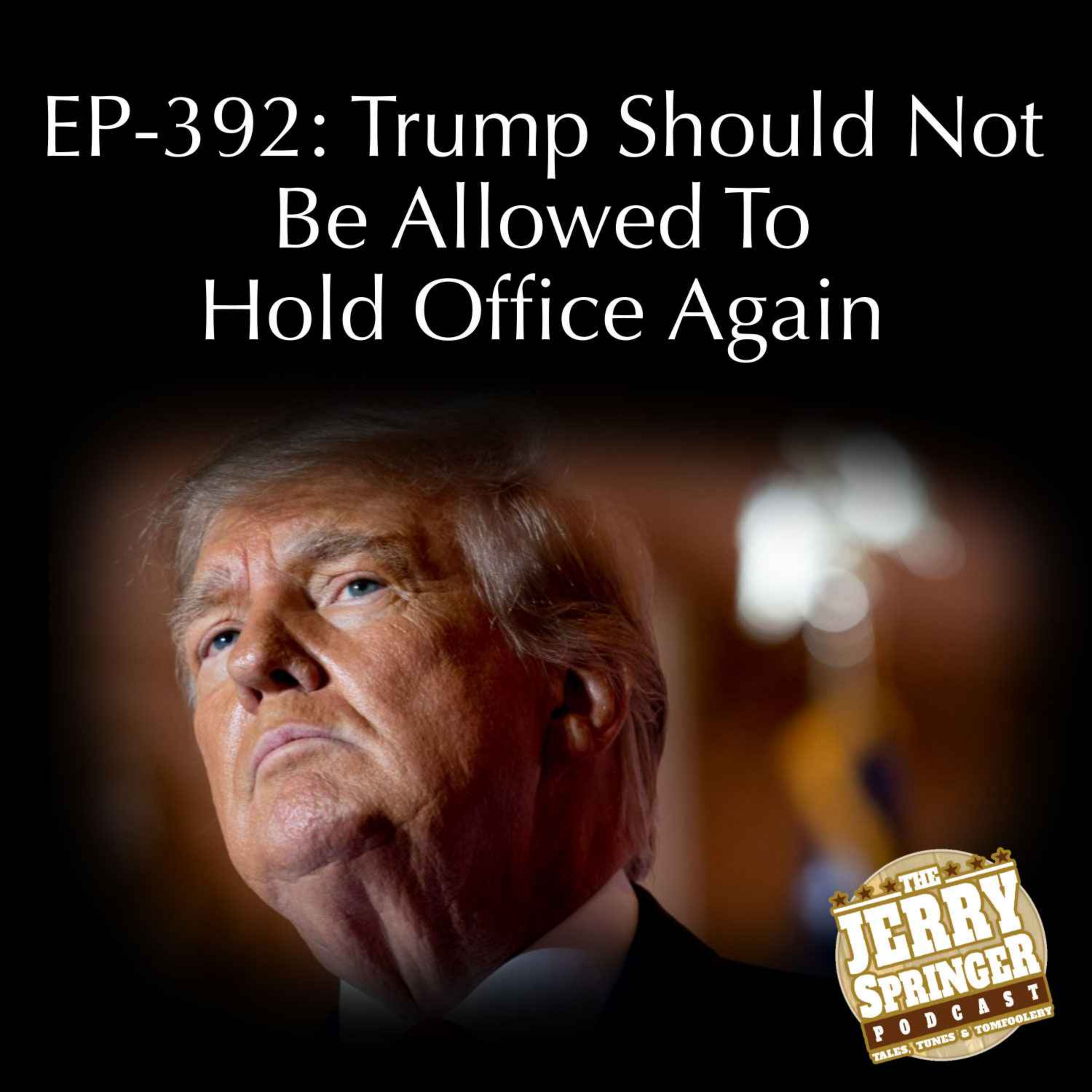 cover art for Trump Should Not Be Allowed To Hold Office Again: EP - 392