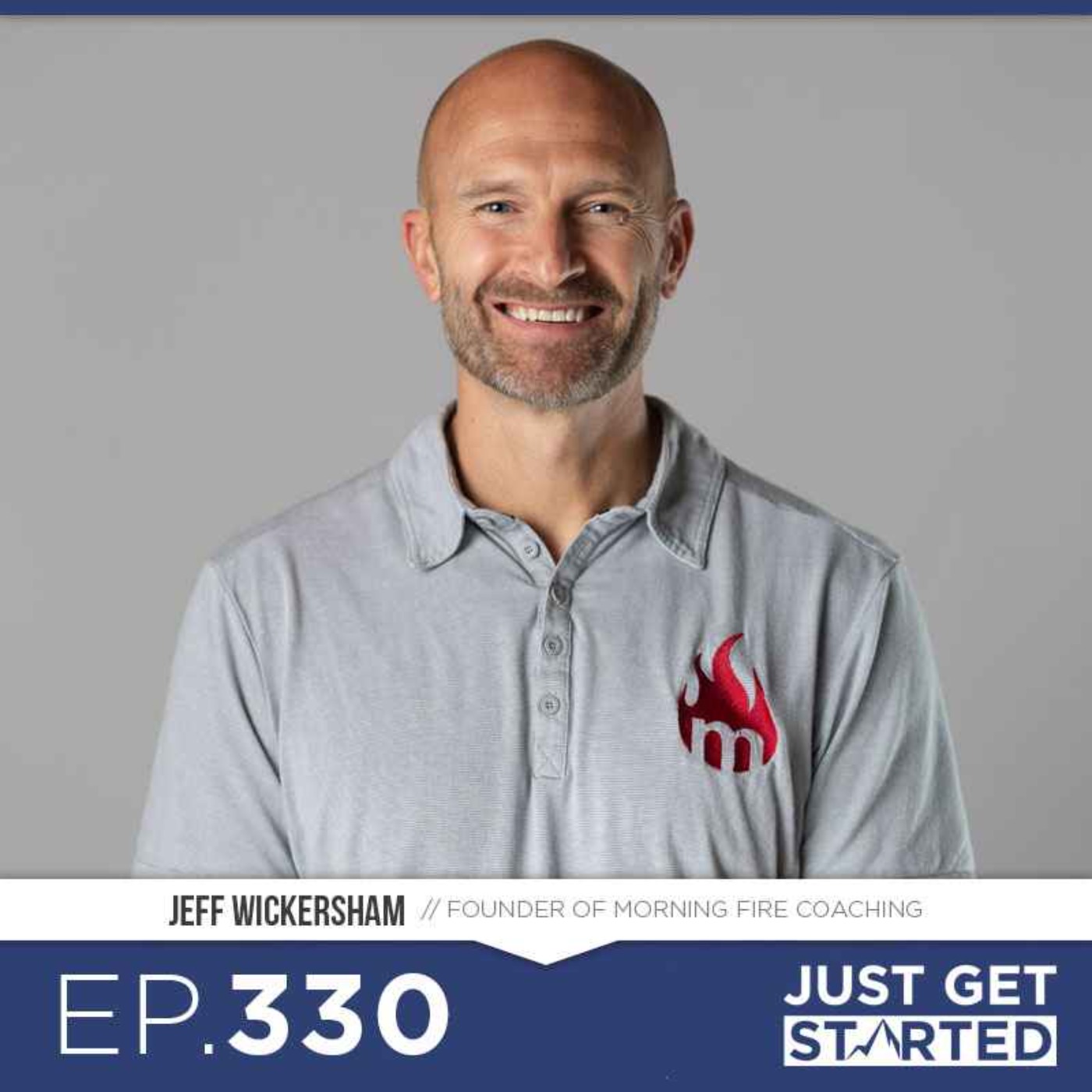 cover art for #330 Jeff Wickersham on Dominating The Morning