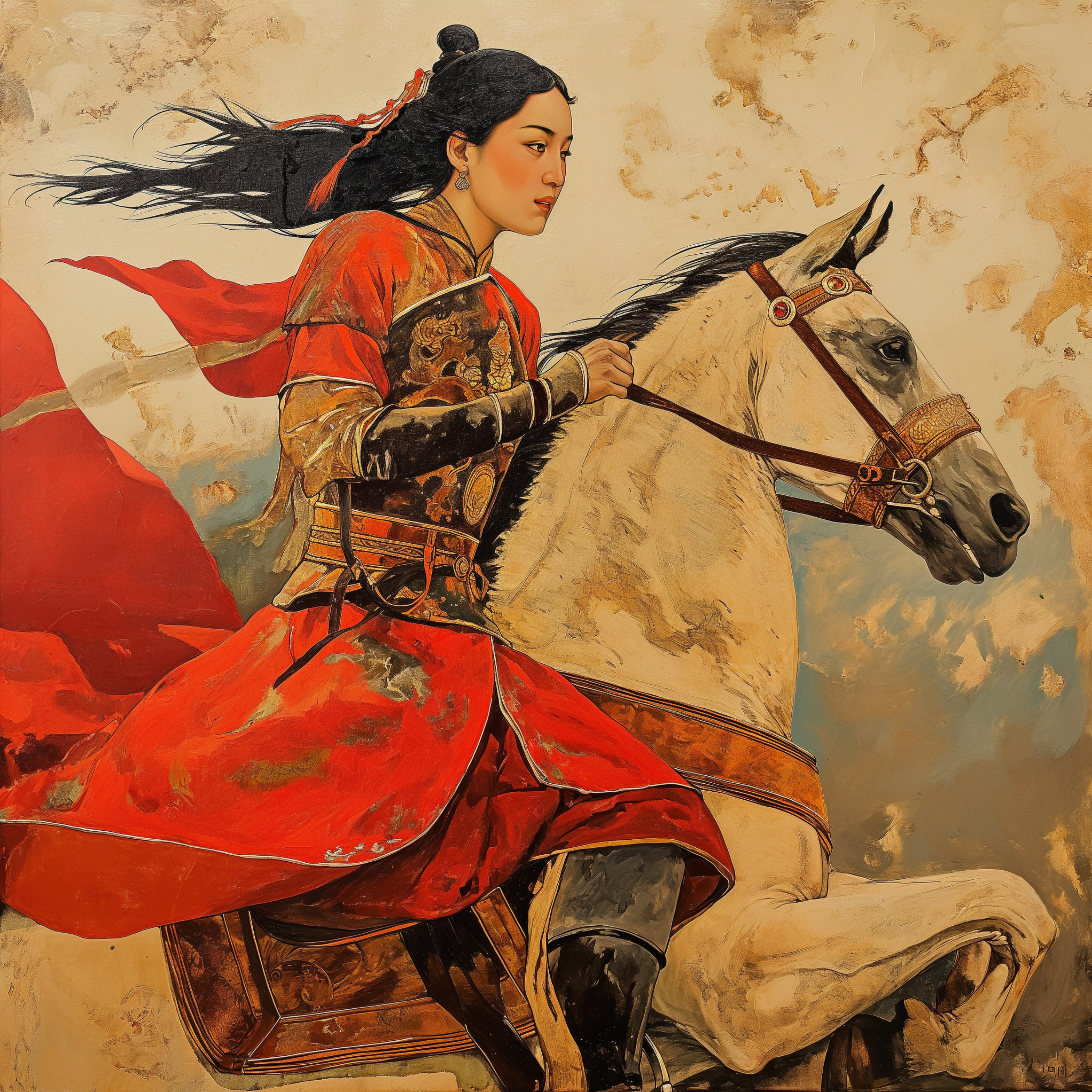 cover art for נסיכת אור הירח המונגולית