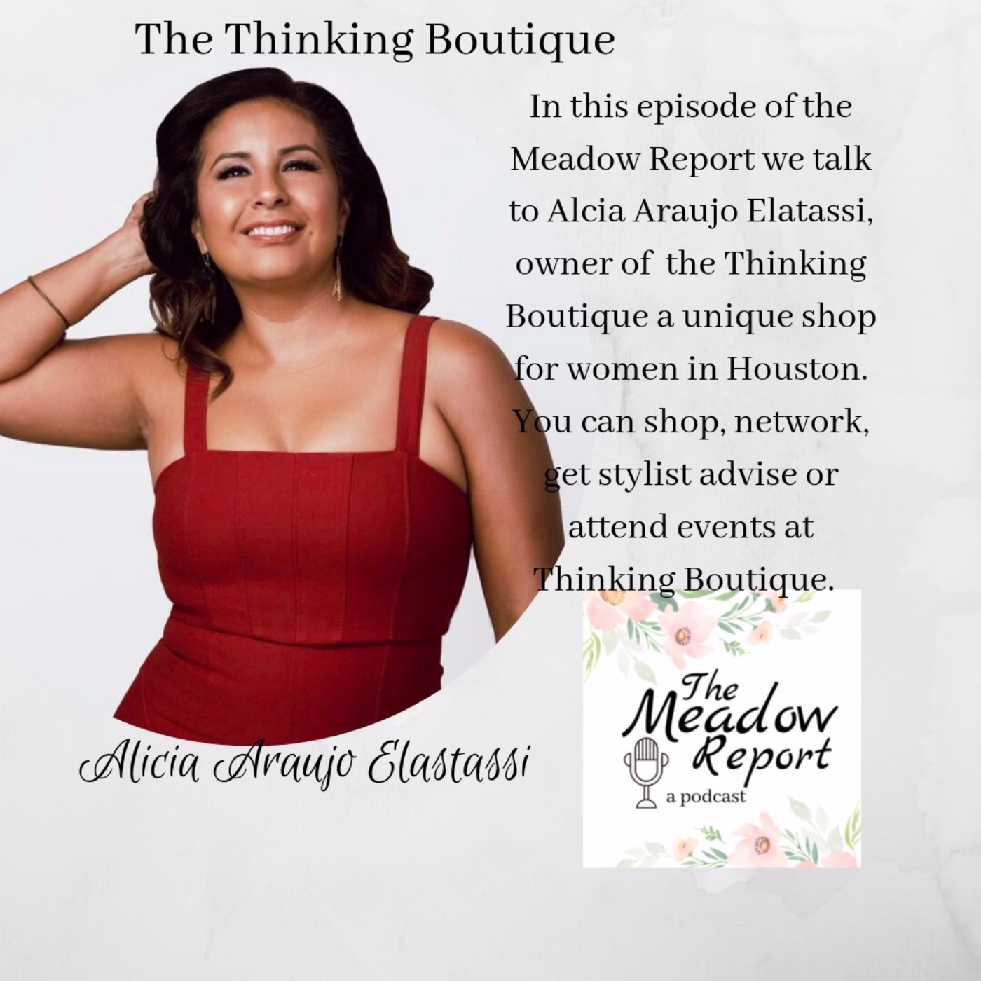 Alicia Araujo Elatassi owner of the Thinking Boutique episode artwork