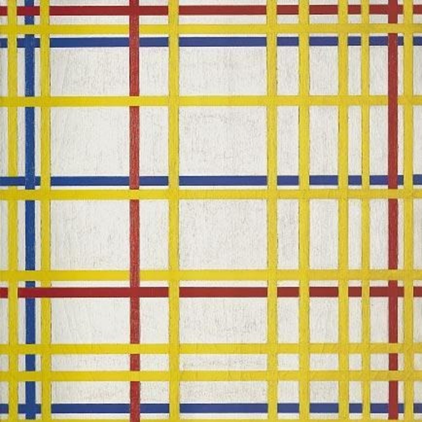 cover art for Piet Mondrian, New York City, 1942