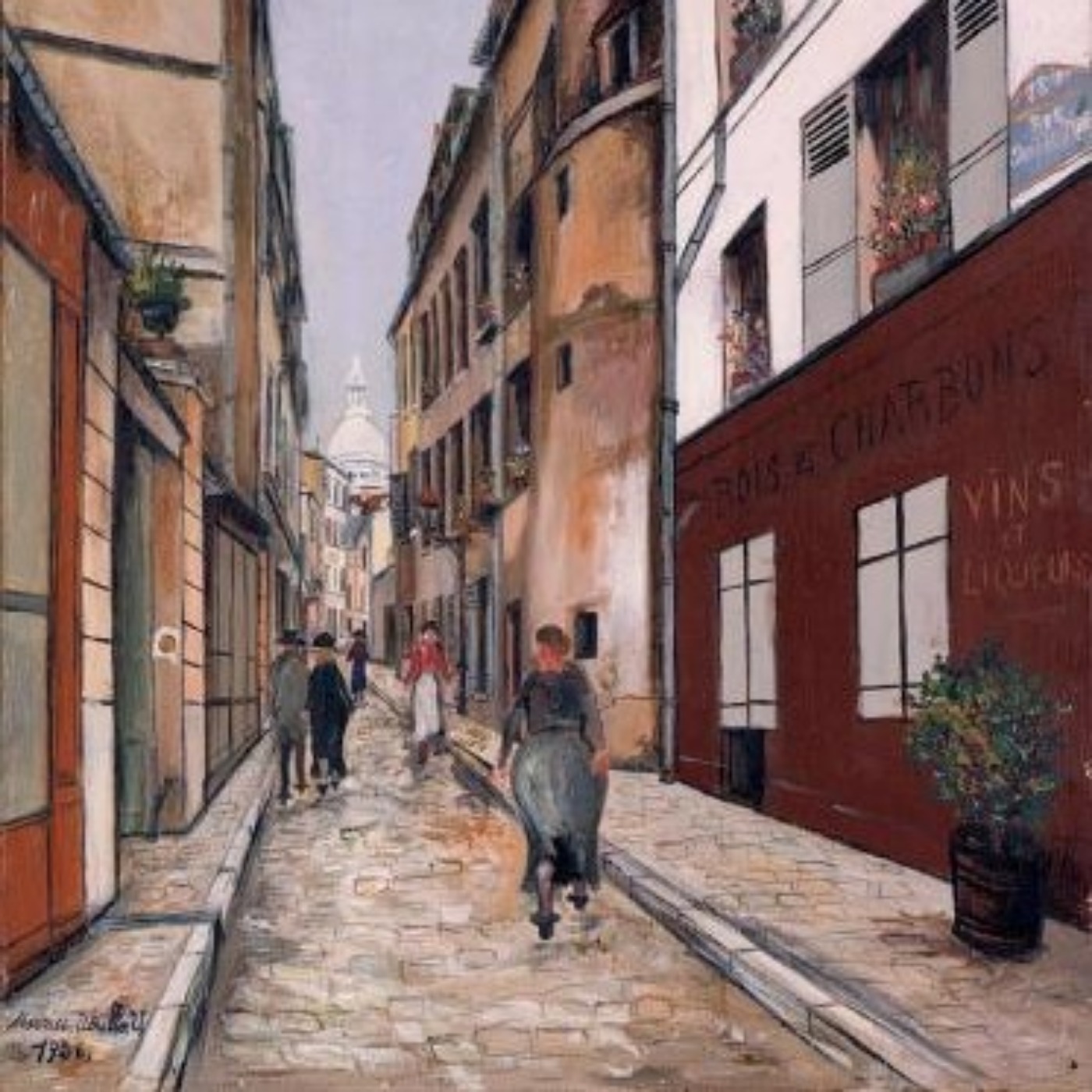 La rue Saint-Rustique