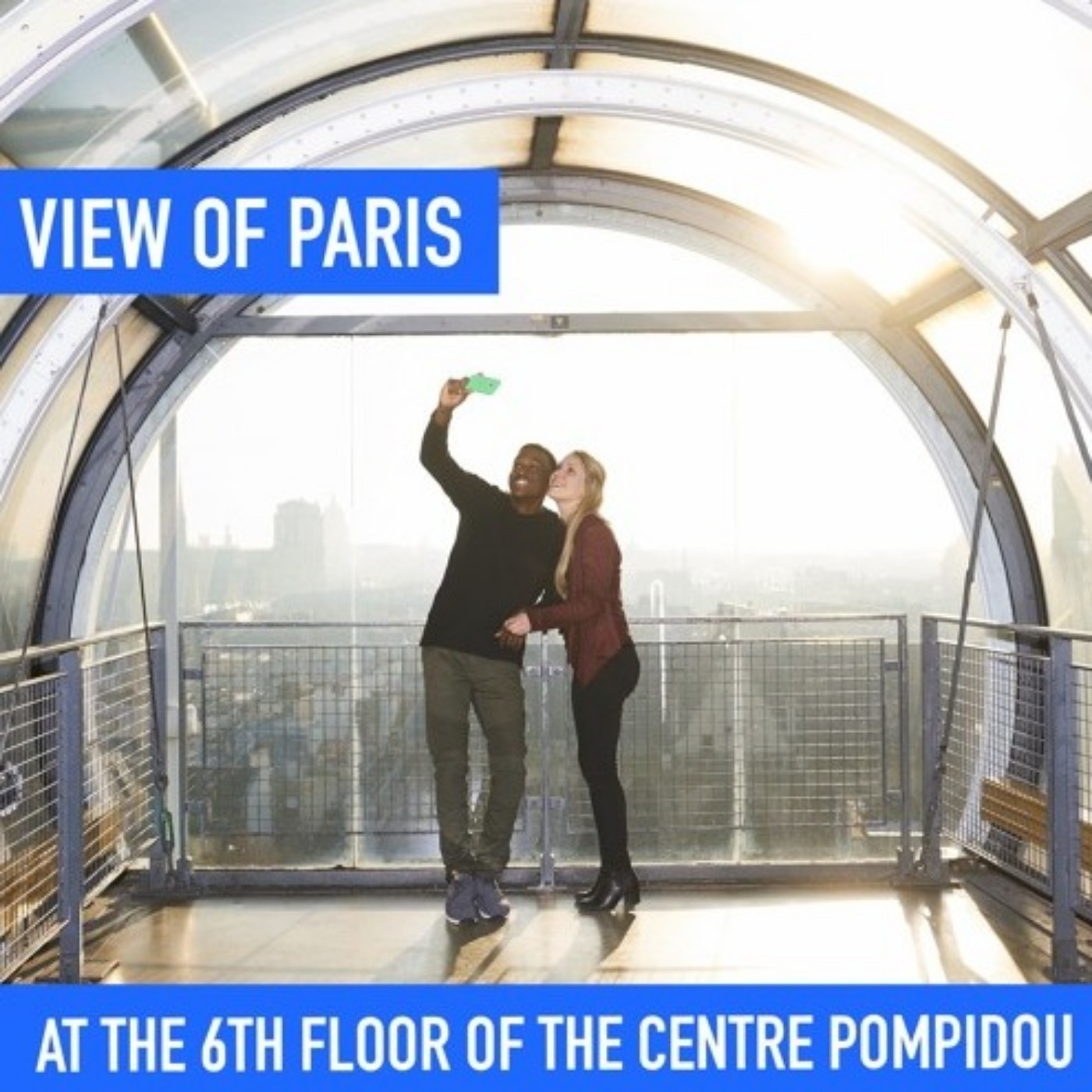 Paris seen from the Centre Pompidou
