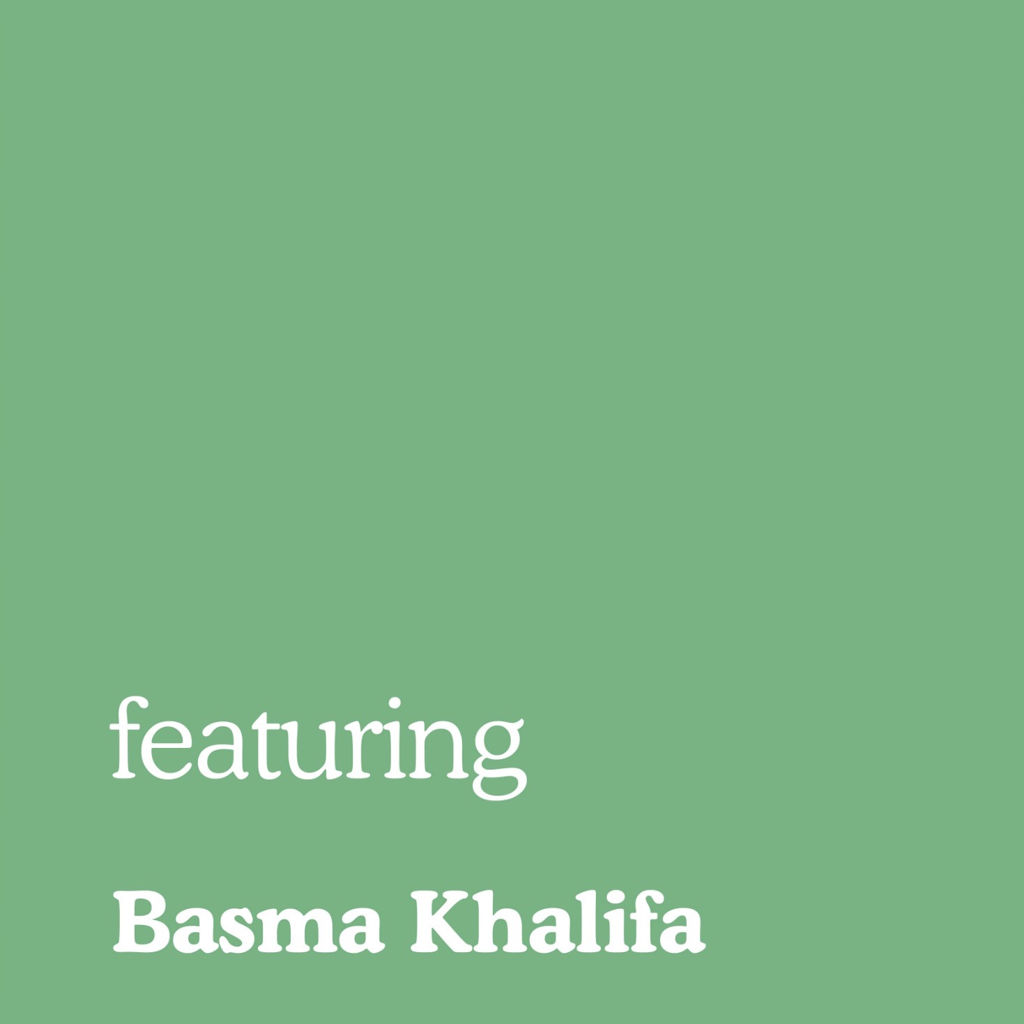 cover art for Basma Khalifa 