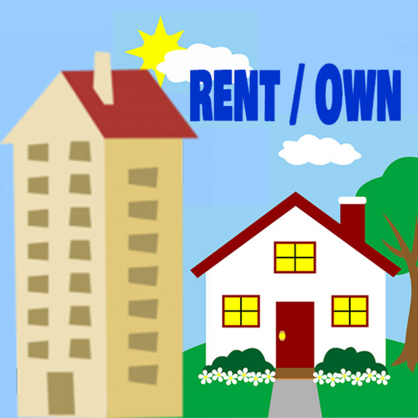 Own OR Rent?  Checking on the American Dream.