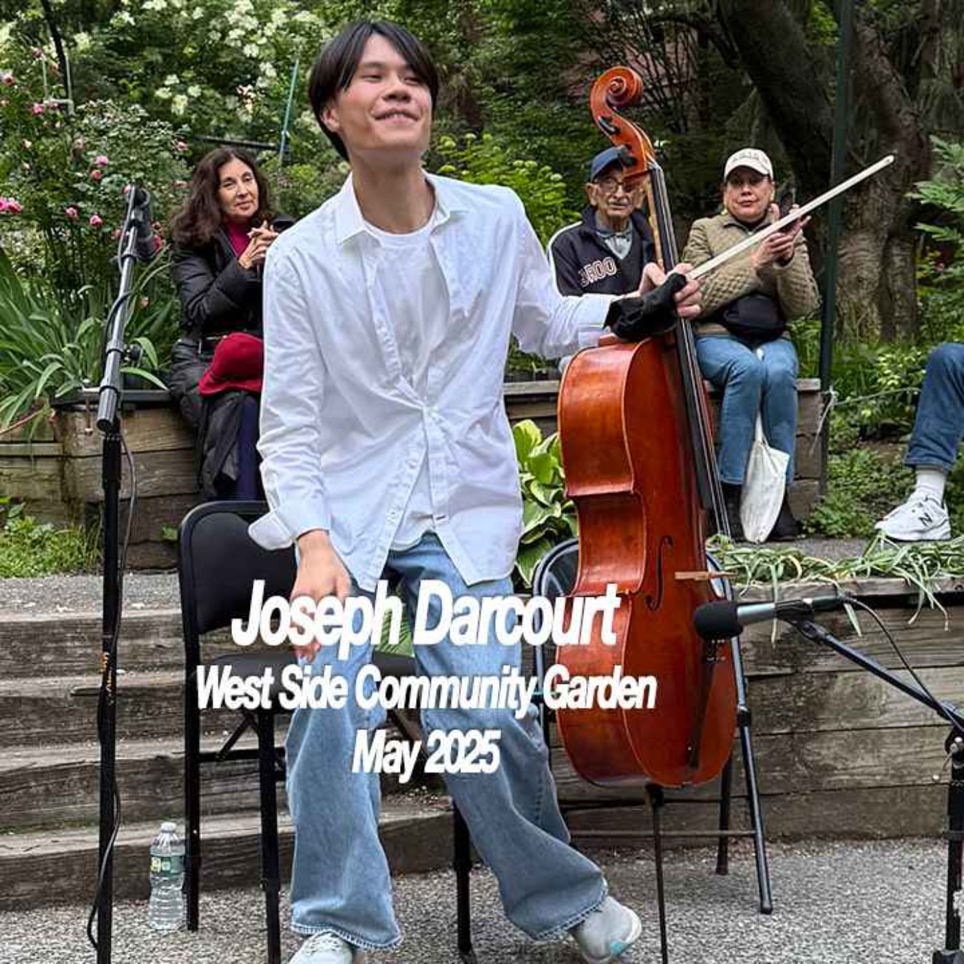 Cellist Joseph Darcourt @ West Side Community Garden - May 2025