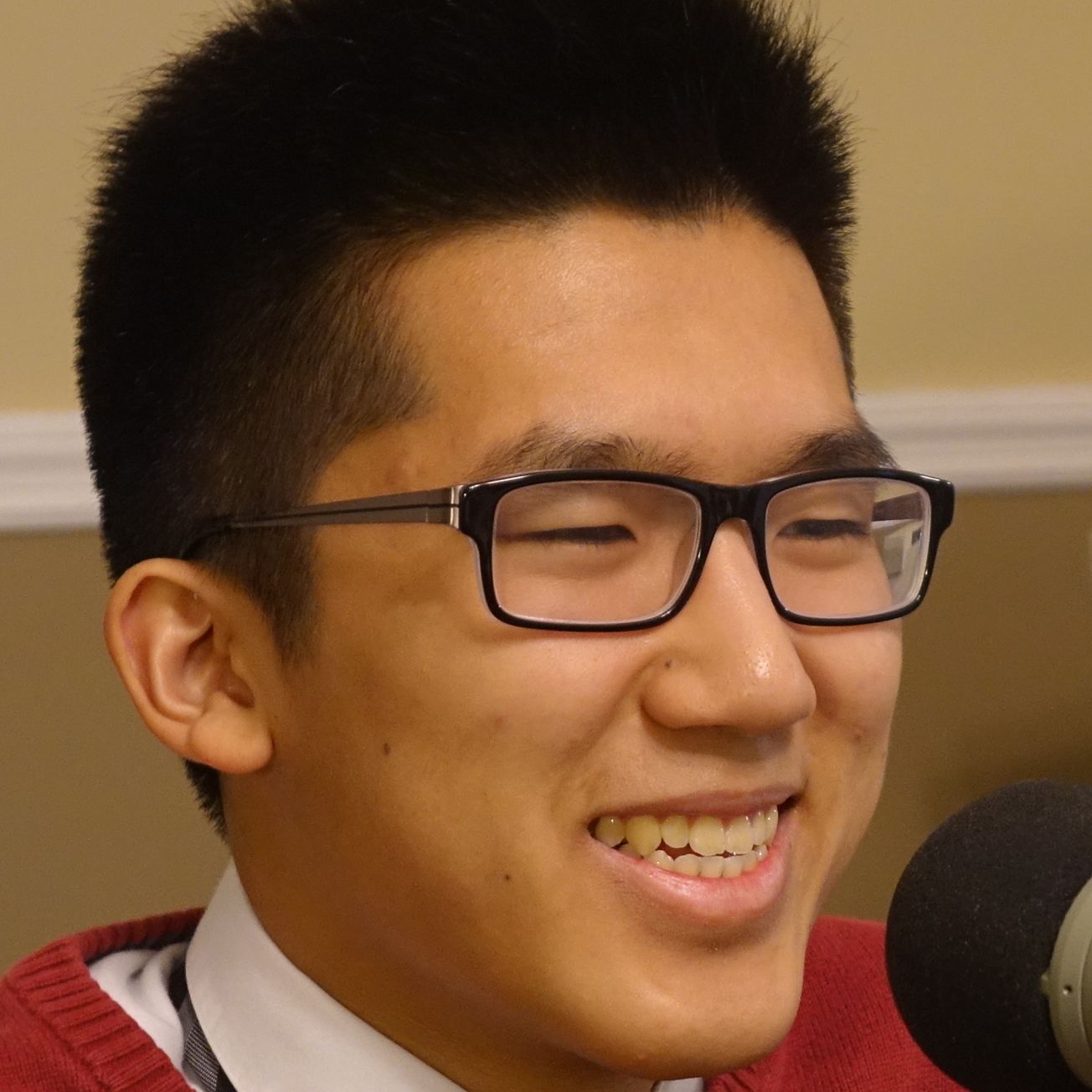 Alan Wang, a GHS junior, discusses his State Archives award-winning paper -- Nov. 8, 2018