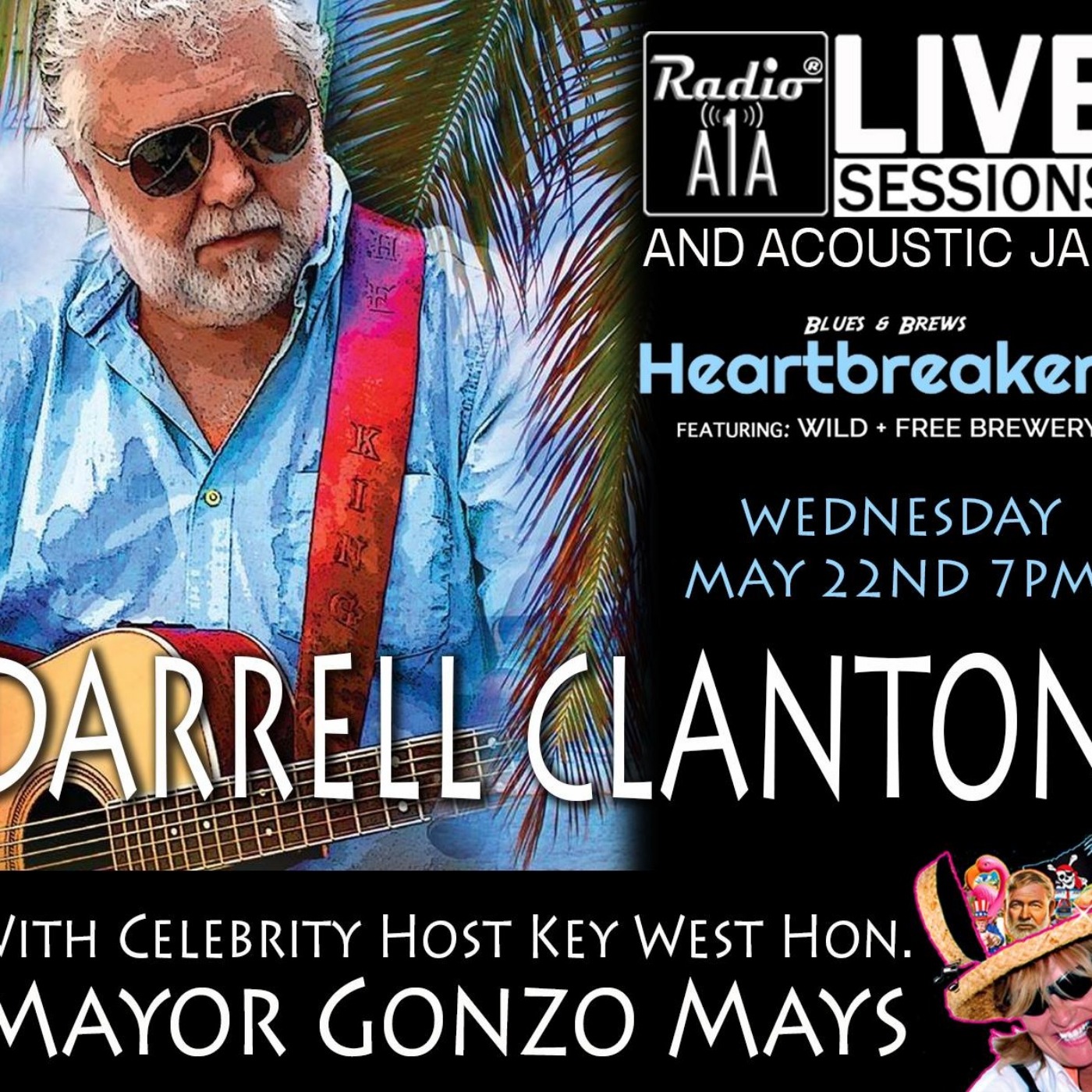 RadioA1A LIVE Sessions Presents Darrell Clanton with Special Guest, Ty Thurman episode artwork