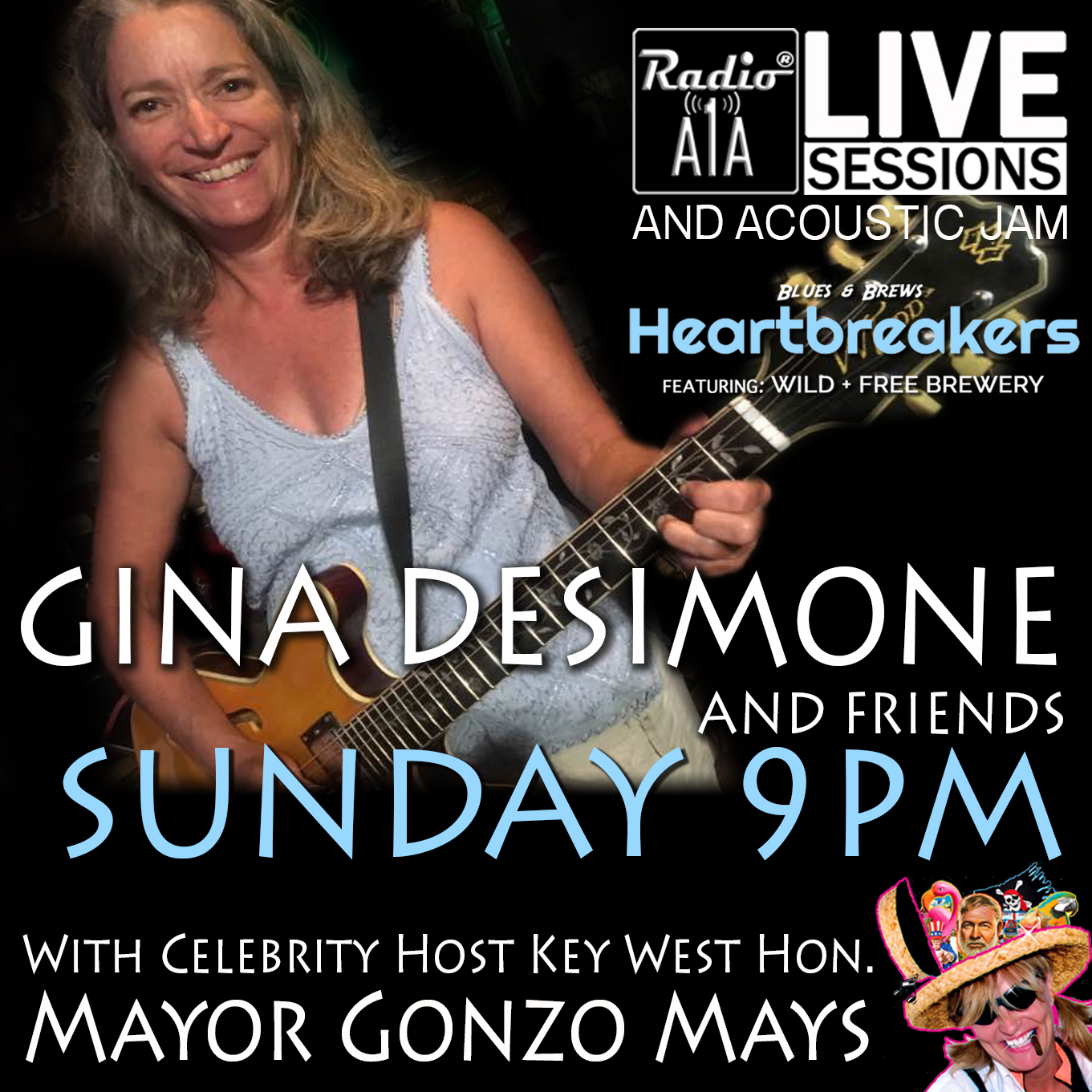 RadioA1A LIVE Sessions Presents Gina DeSimone episode artwork