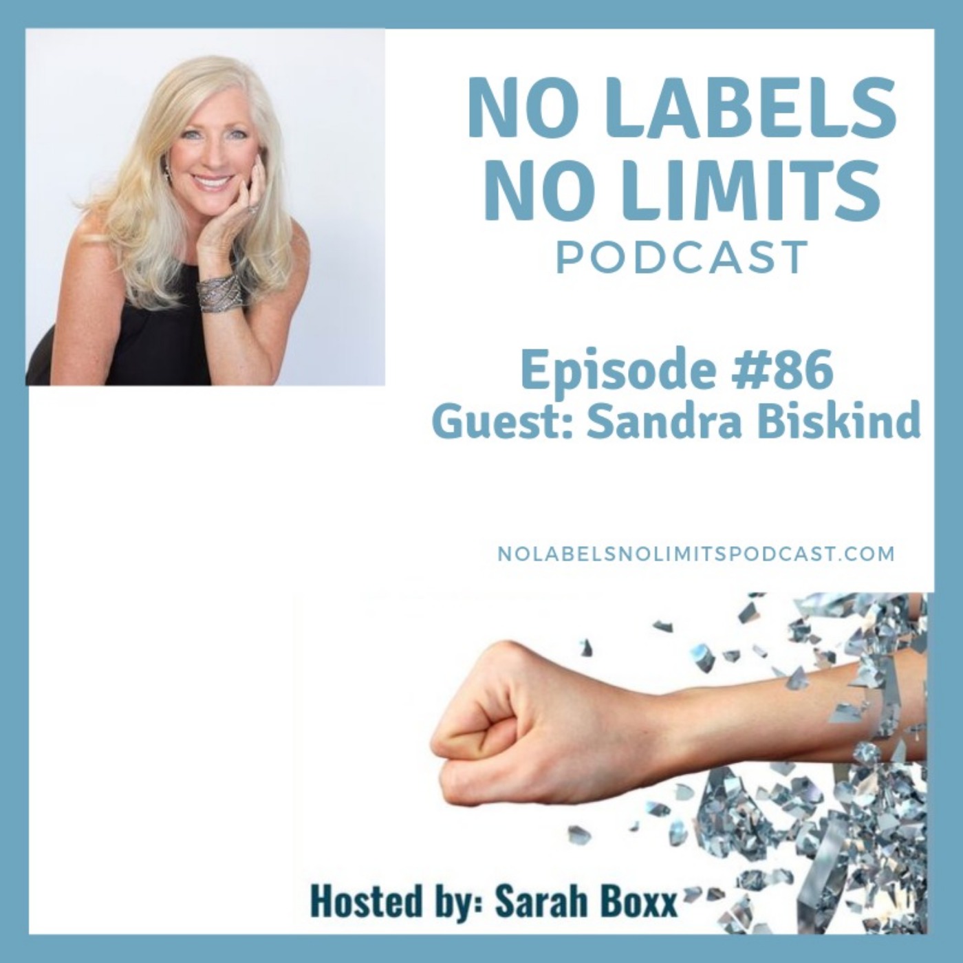 Episode 86 - No Labels, No Limits podcast with Sandra Biskind