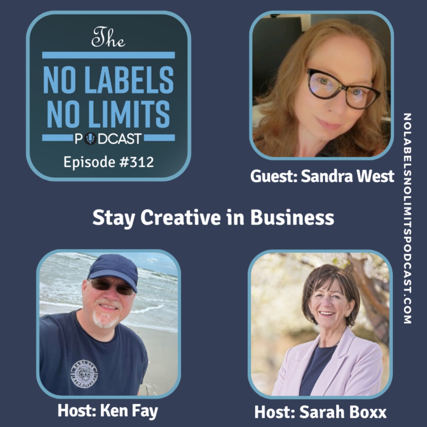 cover art for 312 - Stay Creative in Business by Gathering Perspectives with Sandra West
