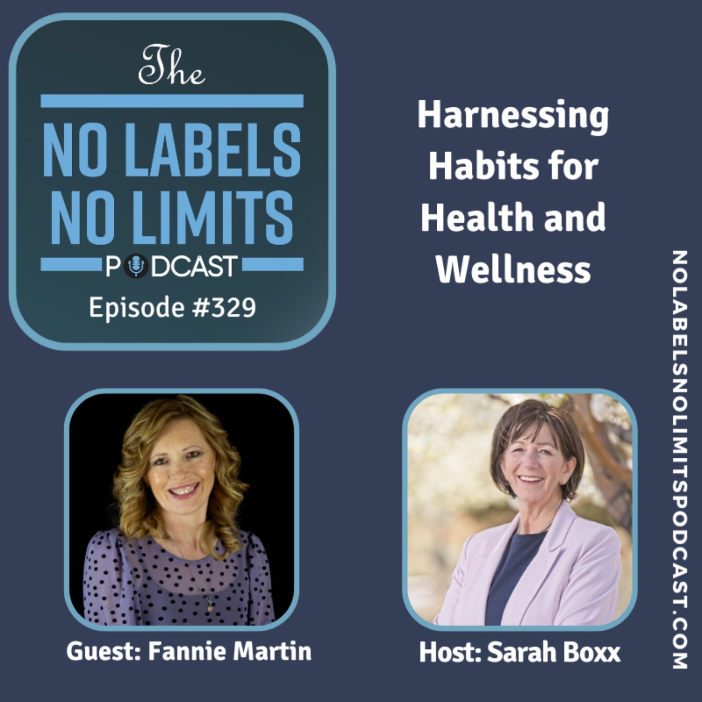 cover art for 329 -  Harnessing Habits for Health and Wellness with Fannie Martin