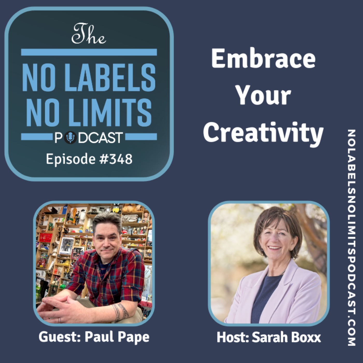 cover art for 348 - Embrace Your Creativity with Paul Pape