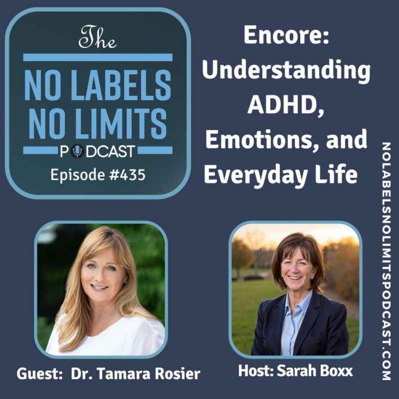 435 - Encore Understanding ADHD, Emotions, and Everyday Life with Dr. Tamara Rosier 435 - Encore Understanding ADHD, Emotions, and Everyday Life with Dr. Tamara Rosier