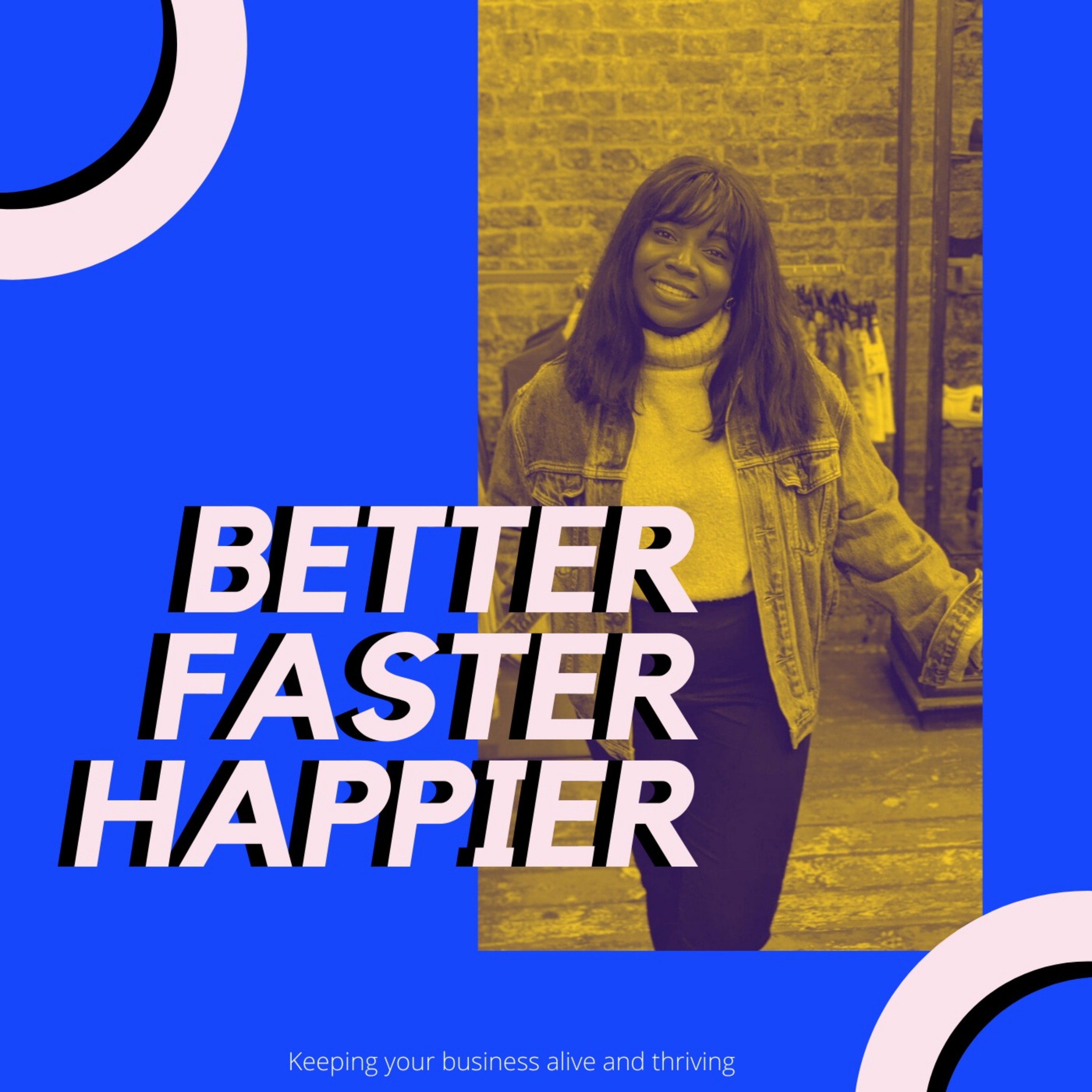 cover art for The pursuit of better faster happier organisations with Claire Donald