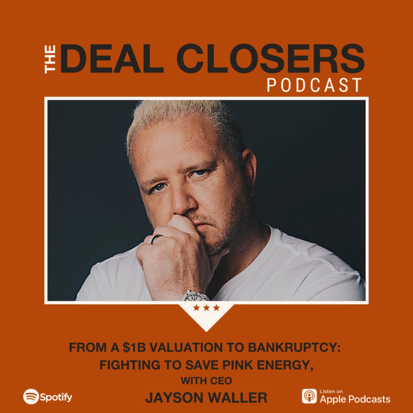 cover art for From a $1B Valuation to Bankruptcy: Fighting to Save Pink Energy with CEO Jayson Waller